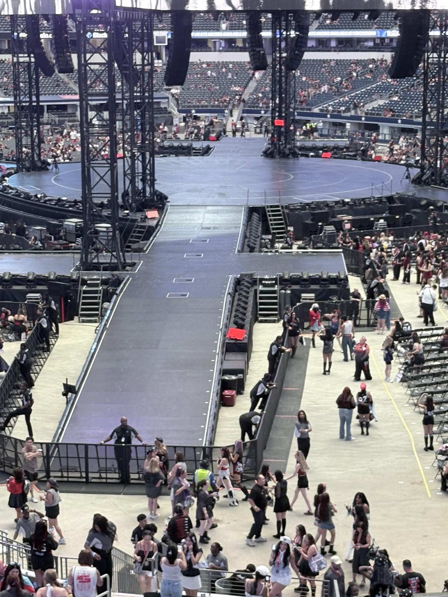 Real Fan View taken from Section 227 at AT&T Stadium by Ana A