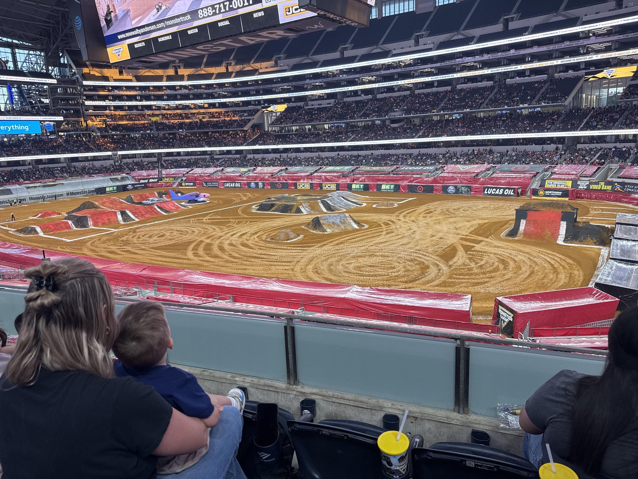 Real Fan View taken from Section 229 at AT&T Stadium by Tabi N