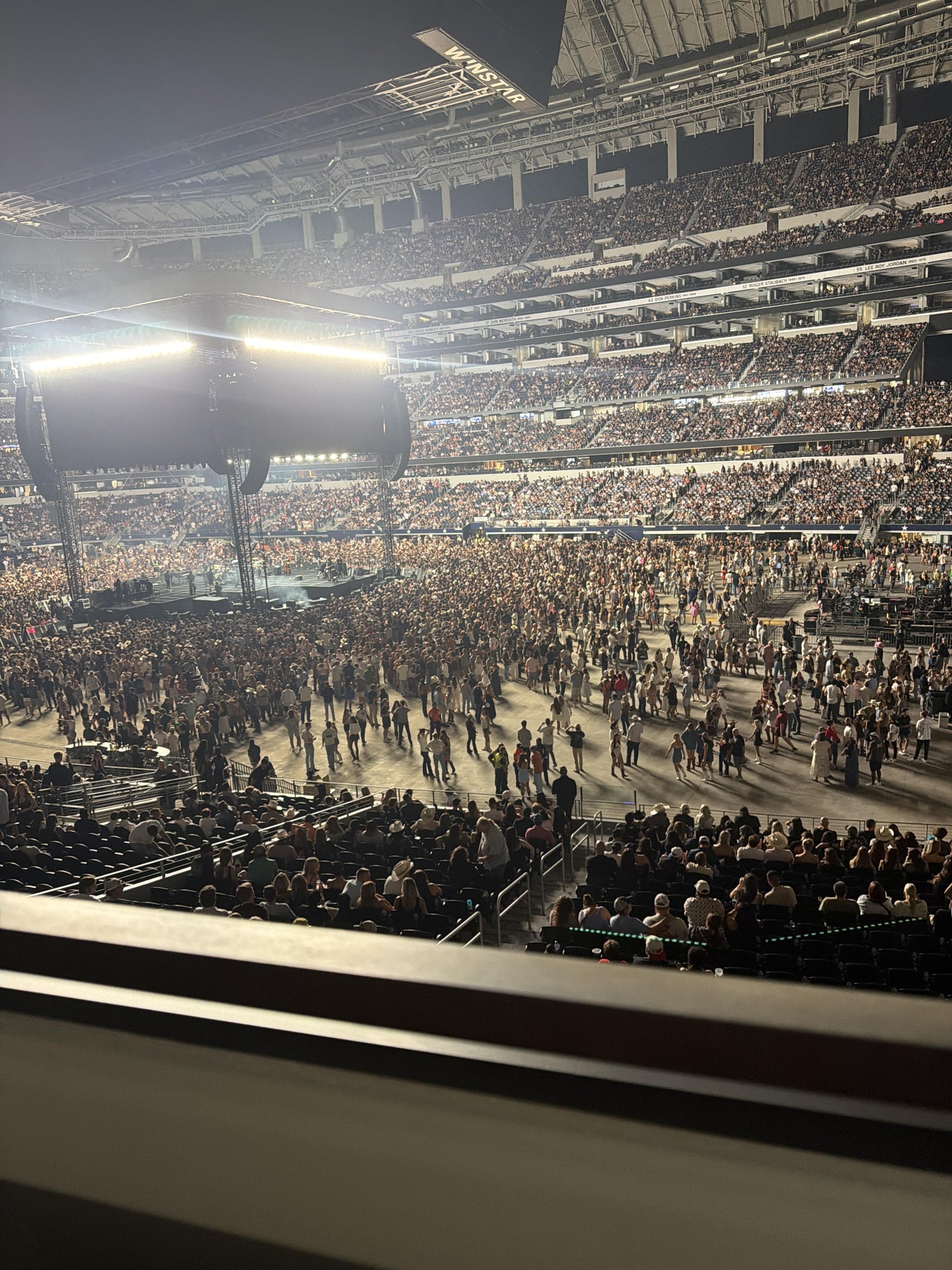 Real Fan View taken from Section 230 at AT&T Stadium by Kaylie B