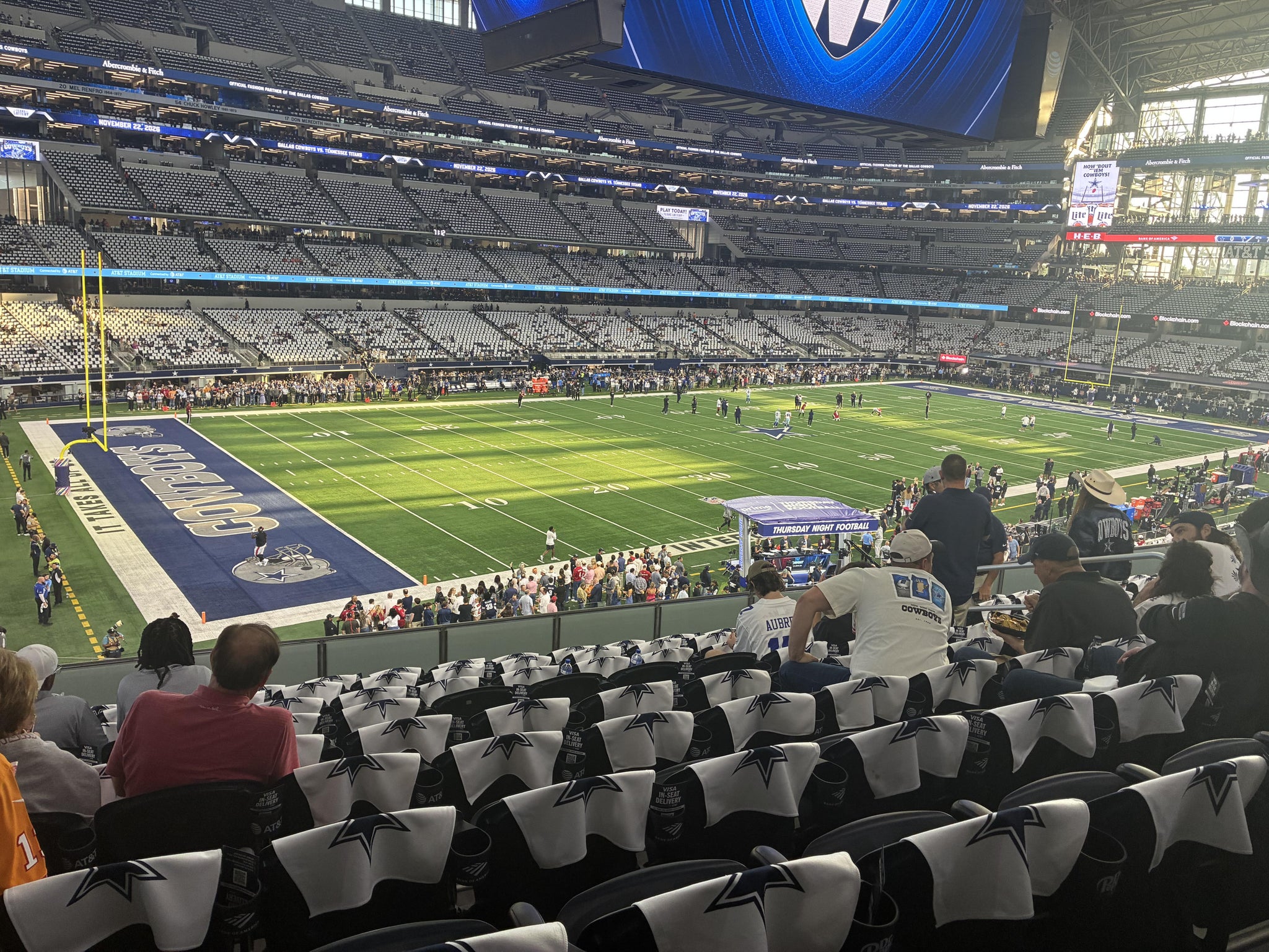 Real Fan View taken from Section 241 at AT&T Stadium by Freddie S