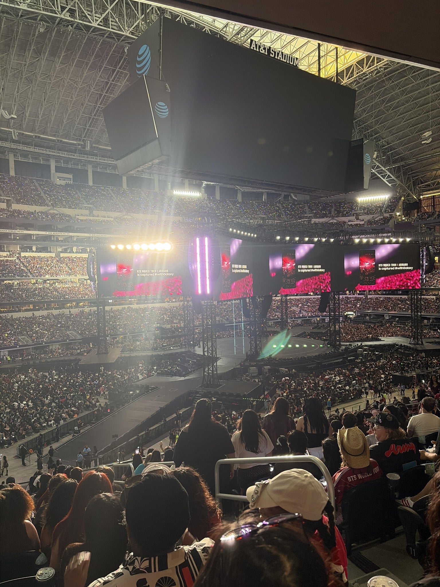 Real Fan View taken from Section 241 at AT&T Stadium by Jeanie B