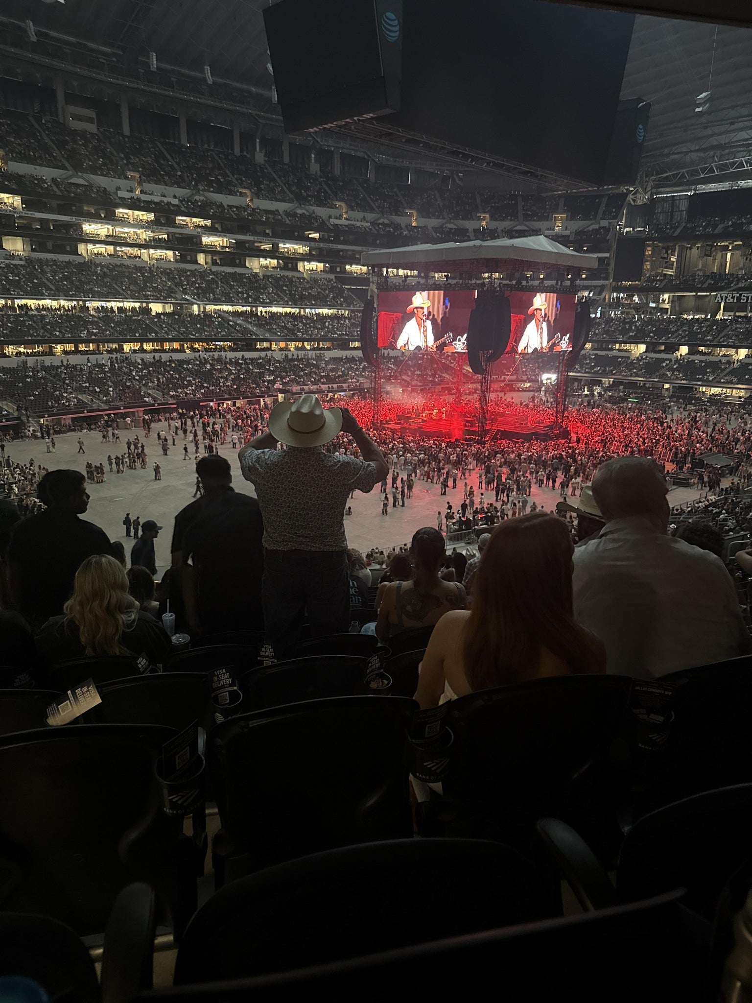 Real Fan View taken from Section 242 at AT&T Stadium by Cailin S