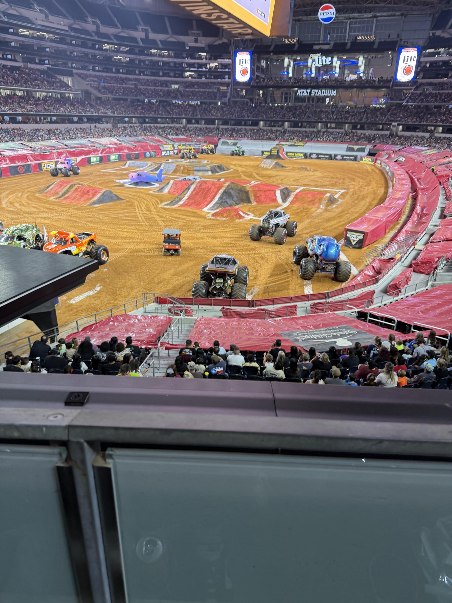 Real Fan View taken from Section 244 at AT&T Stadium by Aaron S