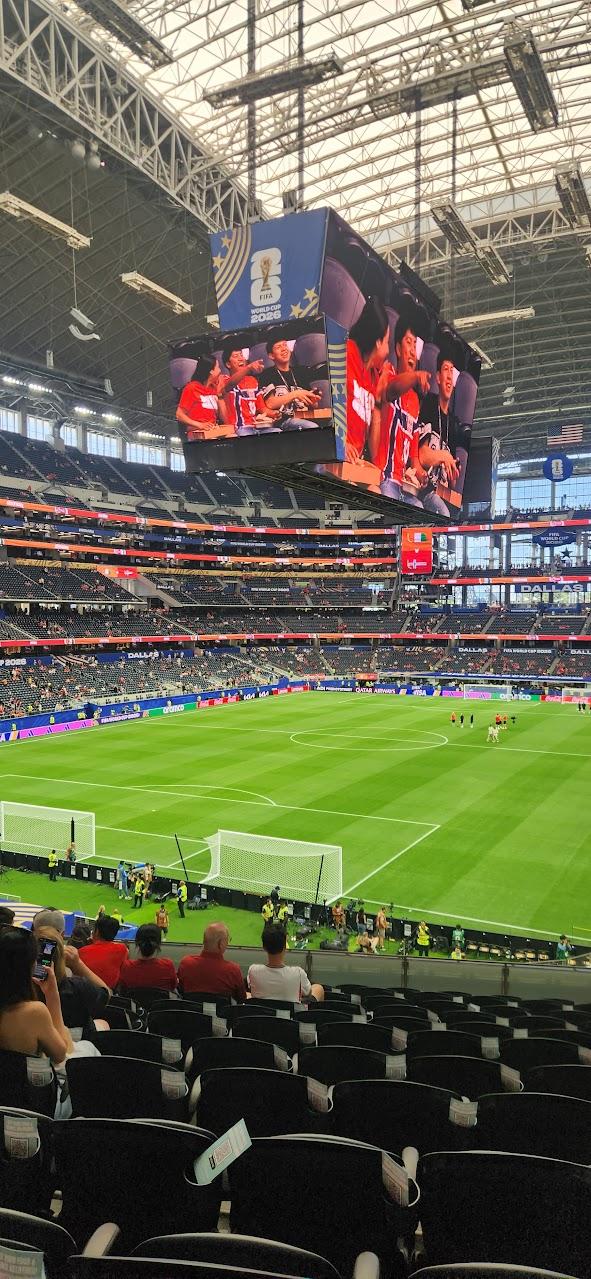 Real Fan View taken from Section 244 at AT&T Stadium by Anonymous User