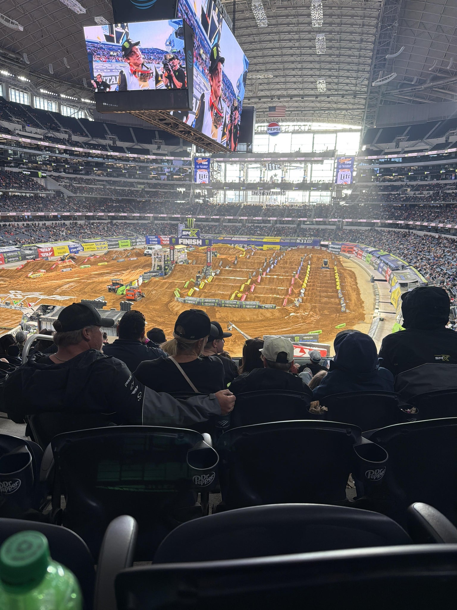 Real Fan View taken from Section 244 at AT&T Stadium by Kyle B