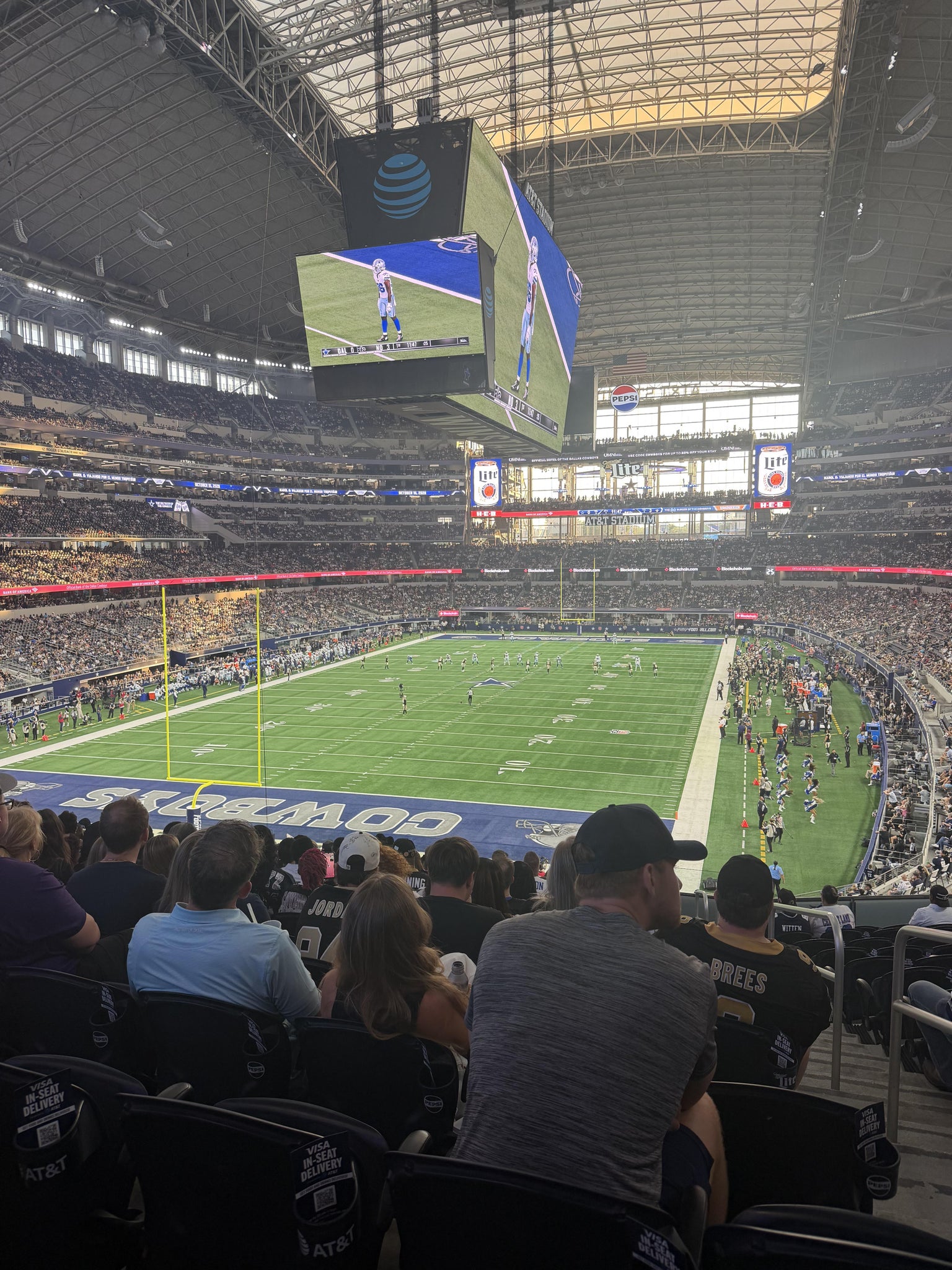 Real Fan View taken from Section 245 at AT&T Stadium by Aaliyah A