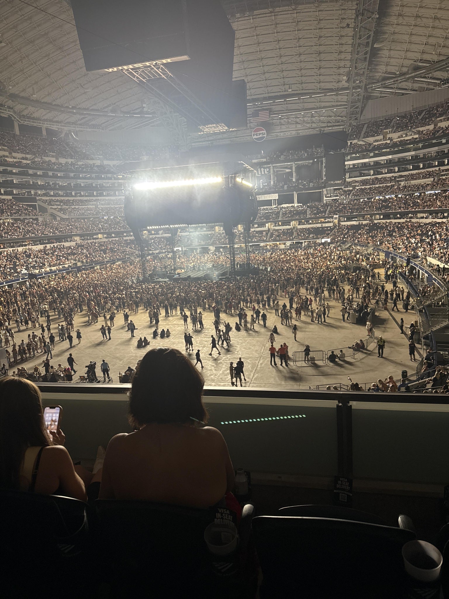 Real Fan View taken from Section 245 at AT&T Stadium by Ashleigh E