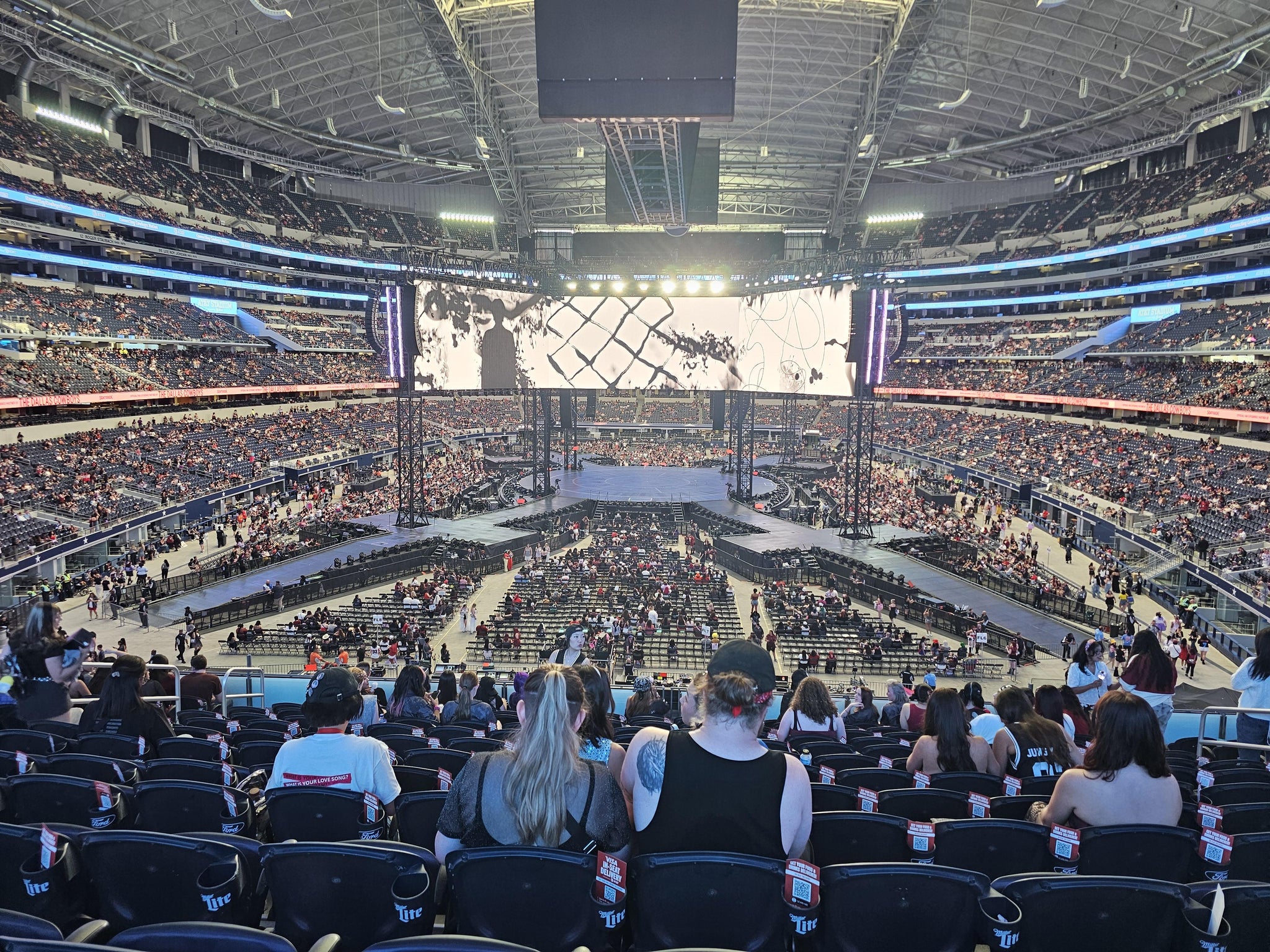 Real Fan View taken from Section 247 at AT&T Stadium by Meagan L