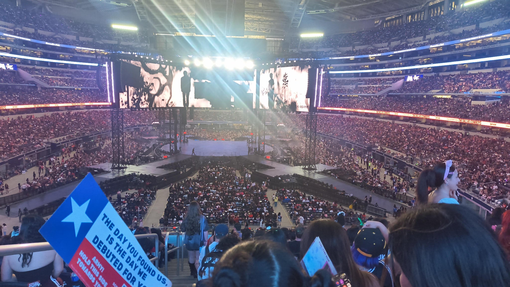 Real Fan View taken from Section 247 at AT&T Stadium by Citlali S