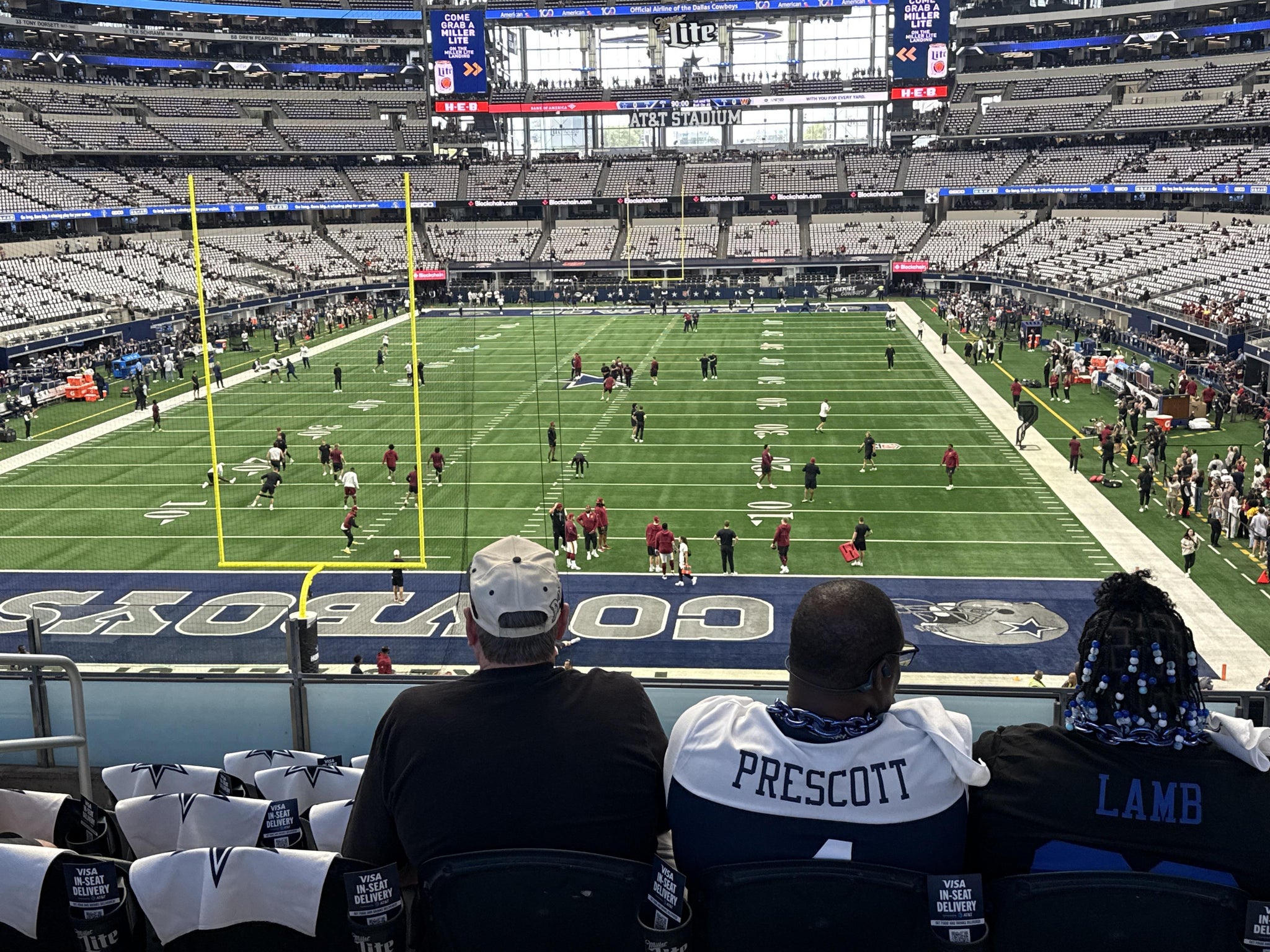 Real Fan View taken from Section 247 at AT&T Stadium by Jasmine A