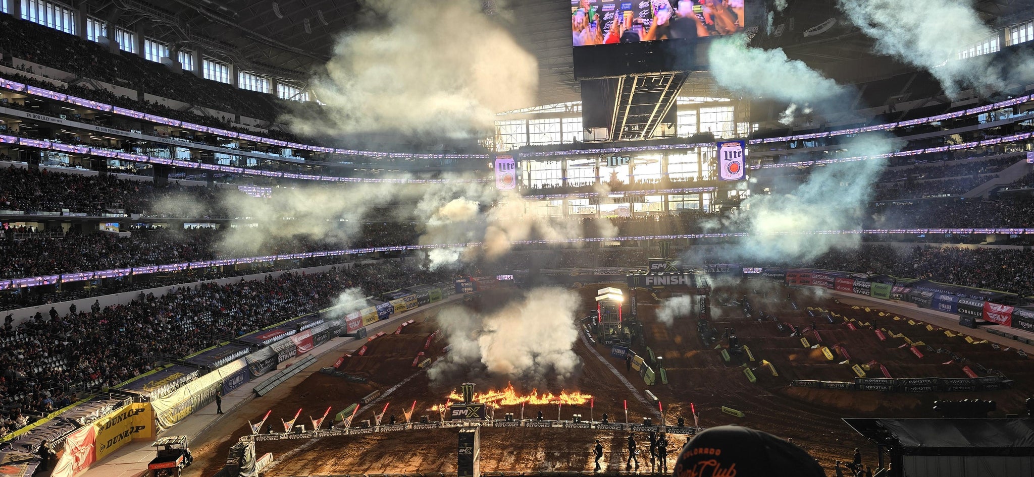Real Fan View taken from Section 247 at AT&T Stadium by Walter J