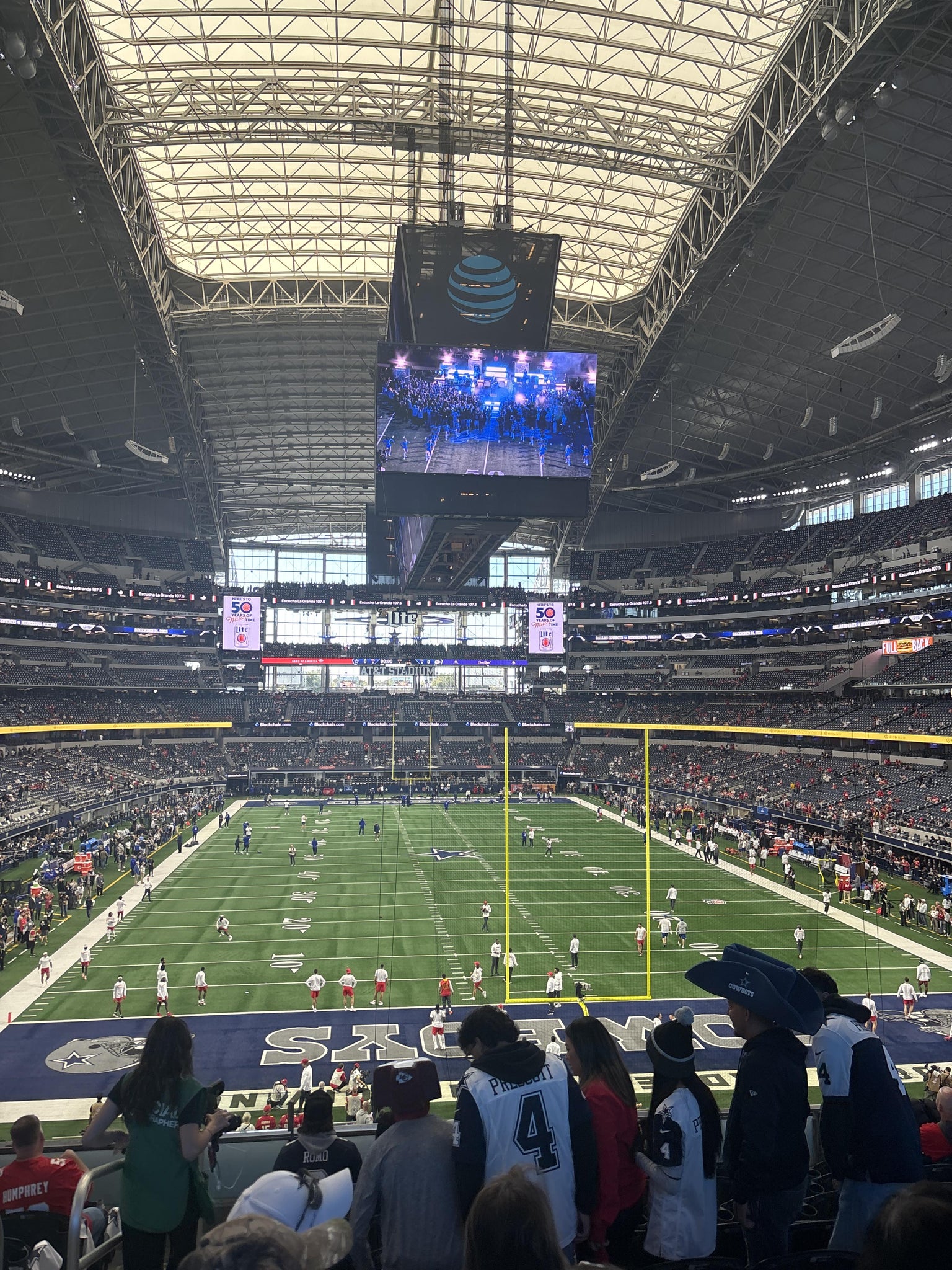 Real Fan View taken from Section 248 at AT&T Stadium by Anonymous User