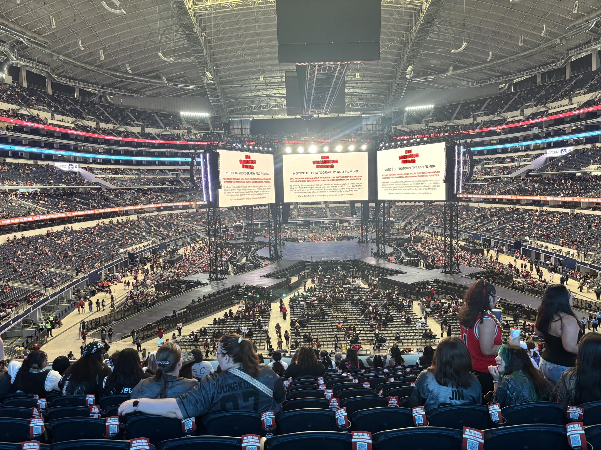 Real Fan View taken from Section 248 at AT&T Stadium by Nichole D