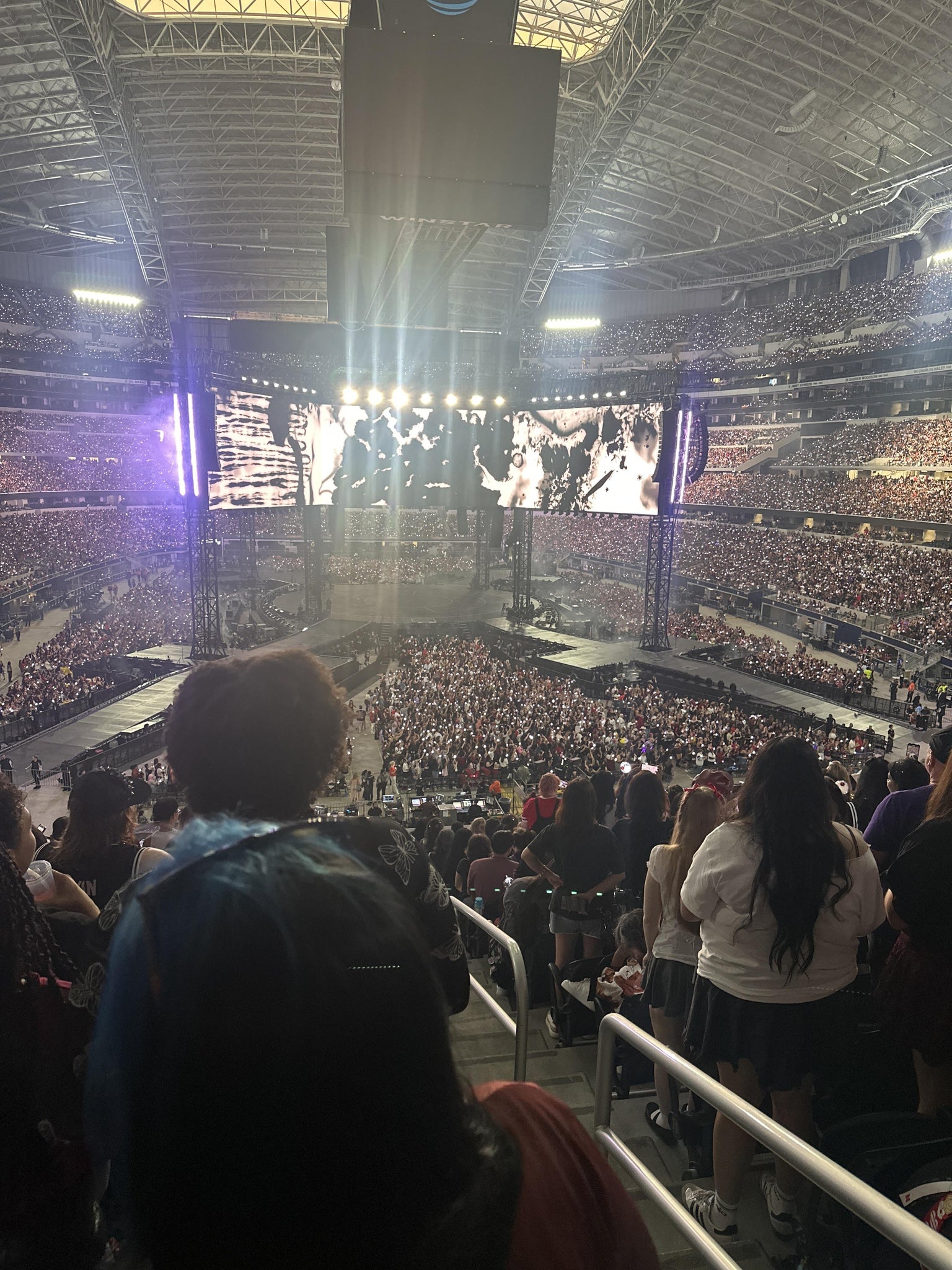 Real Fan View taken from Section 249 at AT&T Stadium by Andrea T