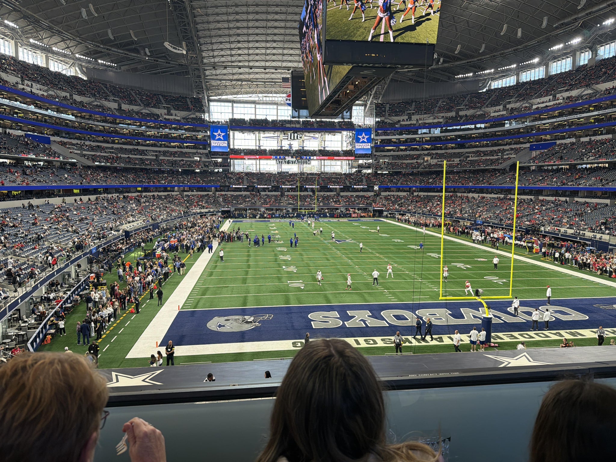 Real Fan View taken from Section 249 at AT&T Stadium by Luis V