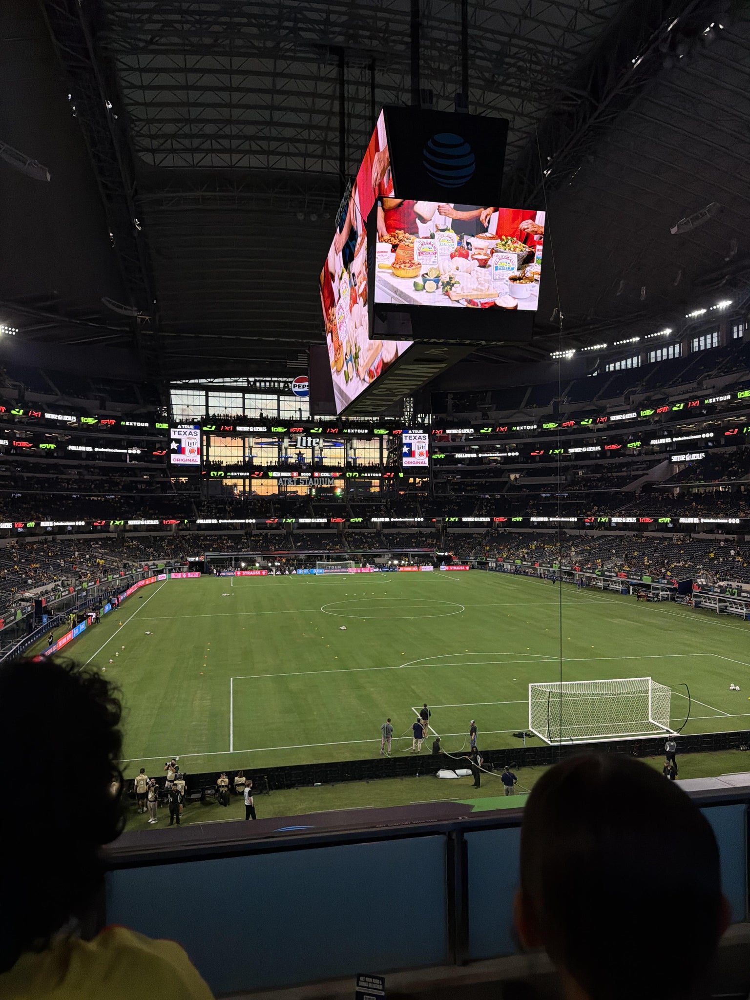 Real Fan View taken from Section 249 at AT&T Stadium by Janet G