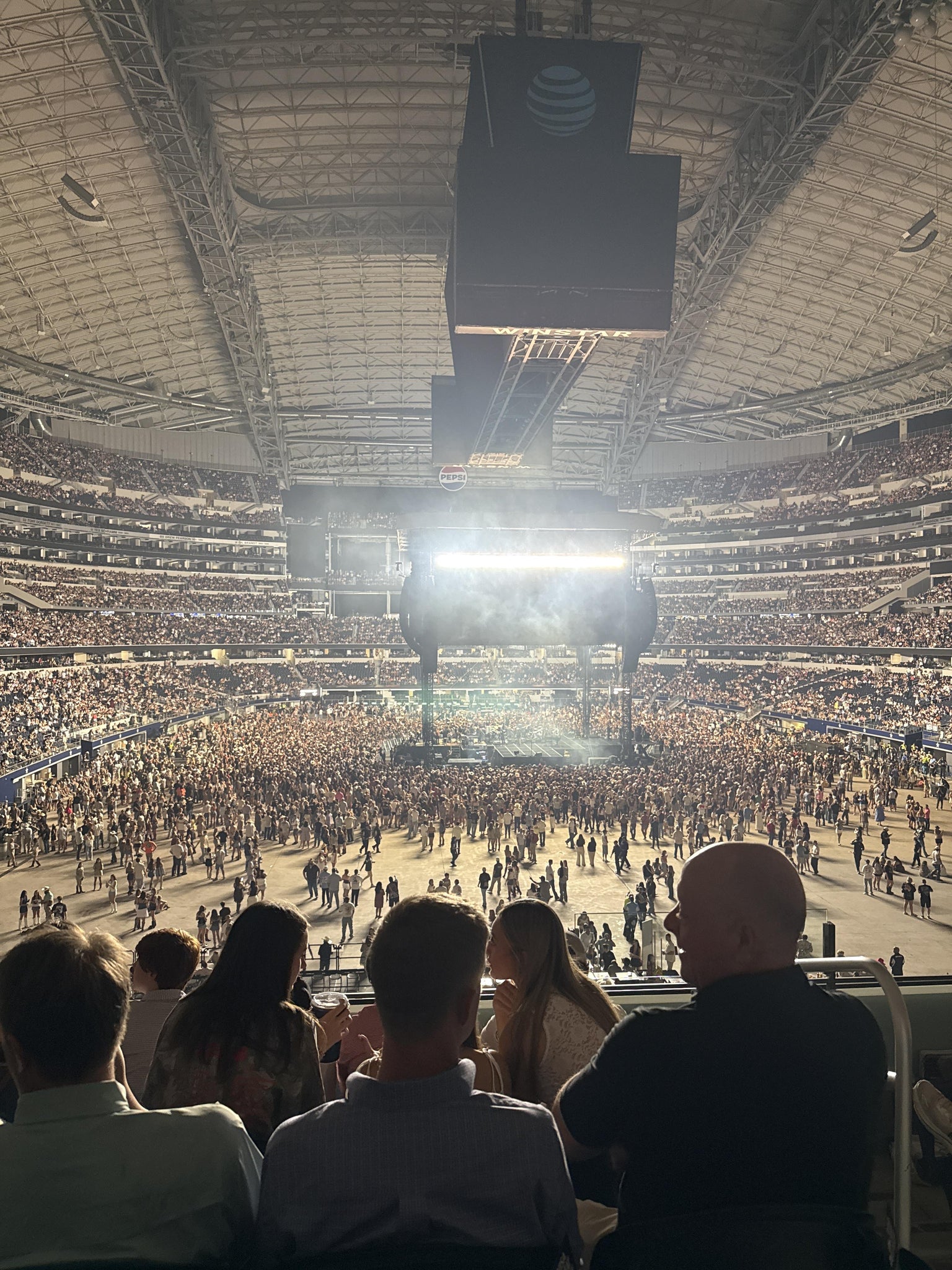 Real Fan View taken from Section 249 at AT&T Stadium by Yasmin M
