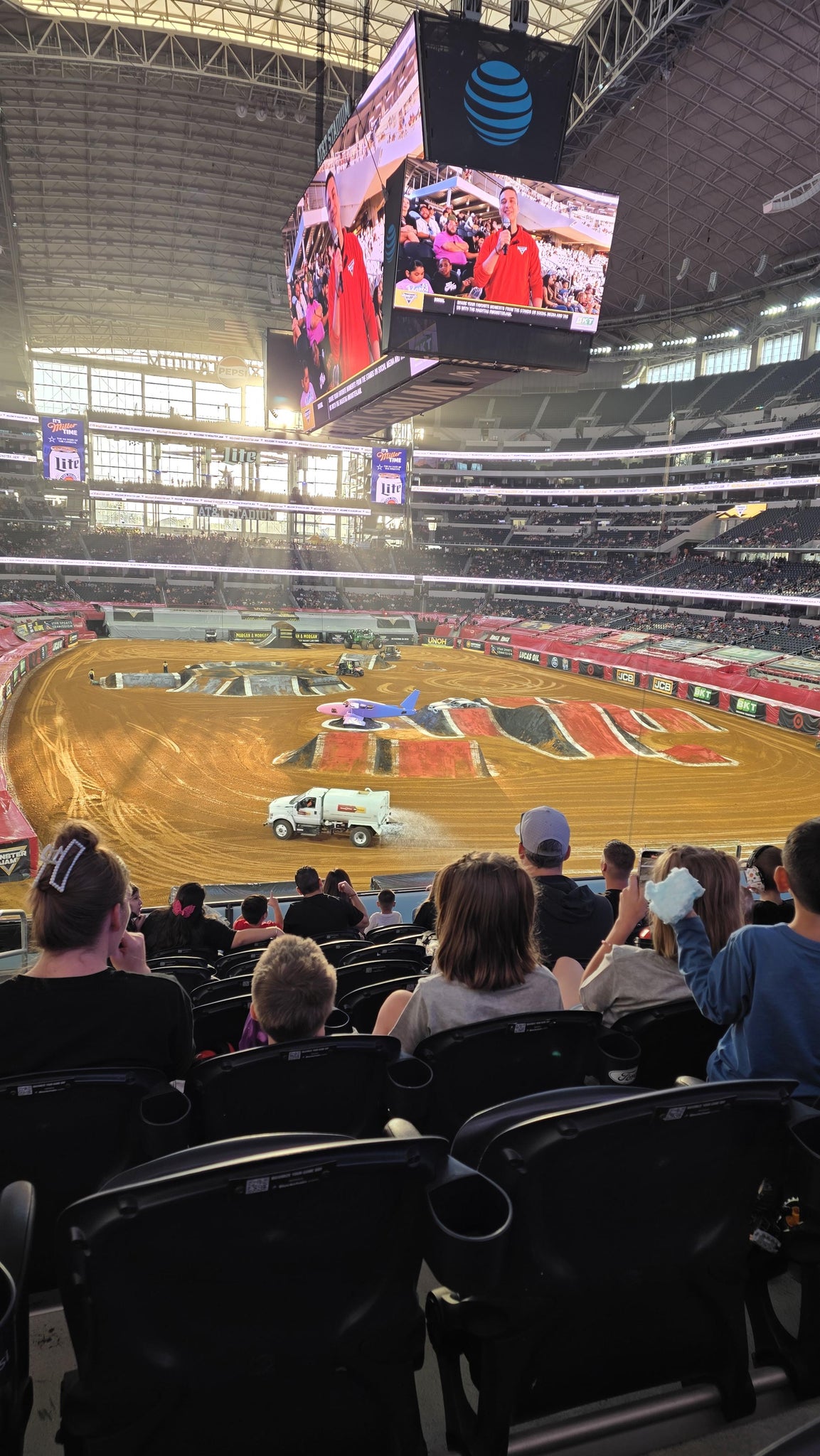 Real Fan View taken from Section 250 at AT&T Stadium by Melisa O