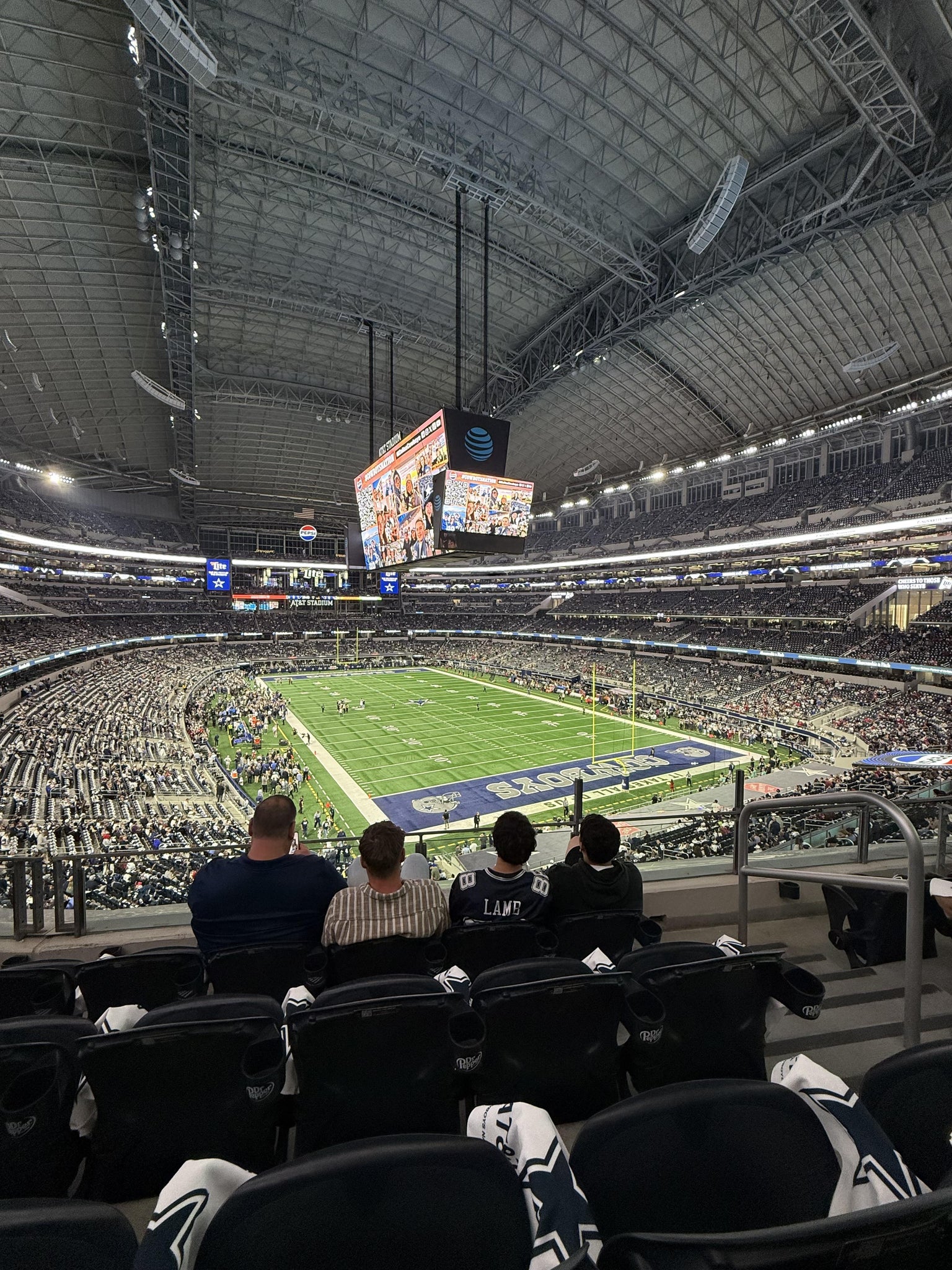 Real Fan View taken from Section 301 at AT&T Stadium by Jocelyn P