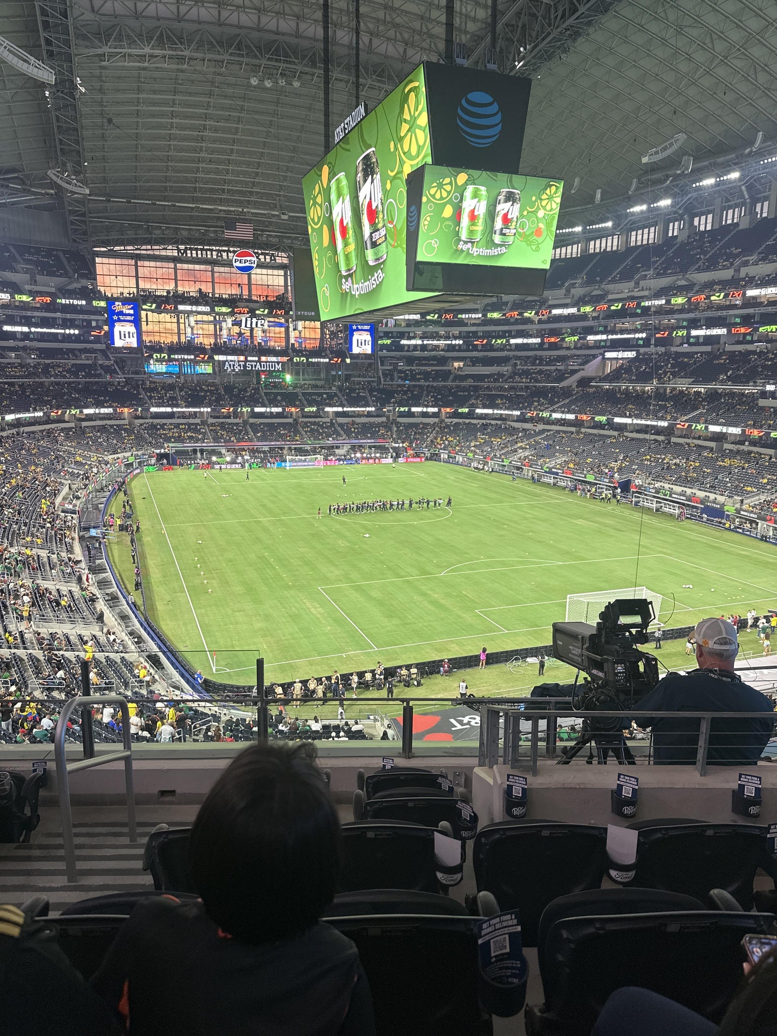 Real Fan View taken from Section 301 at AT&T Stadium by Juliana G