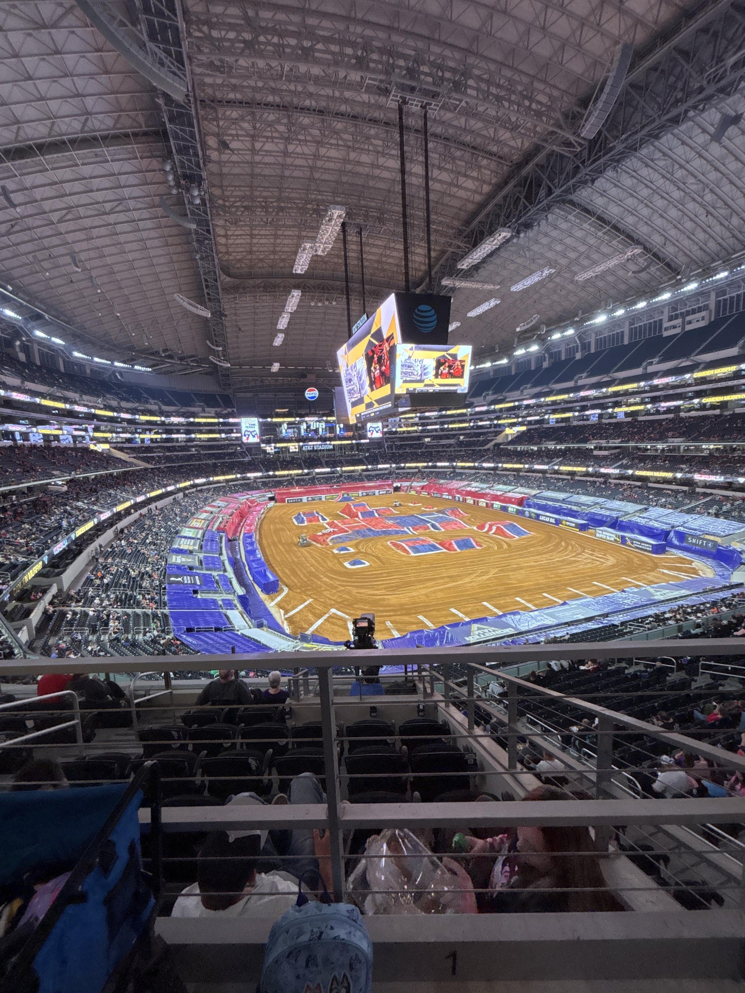 Real Fan View taken from Section 301 at AT&T Stadium by Ashley V