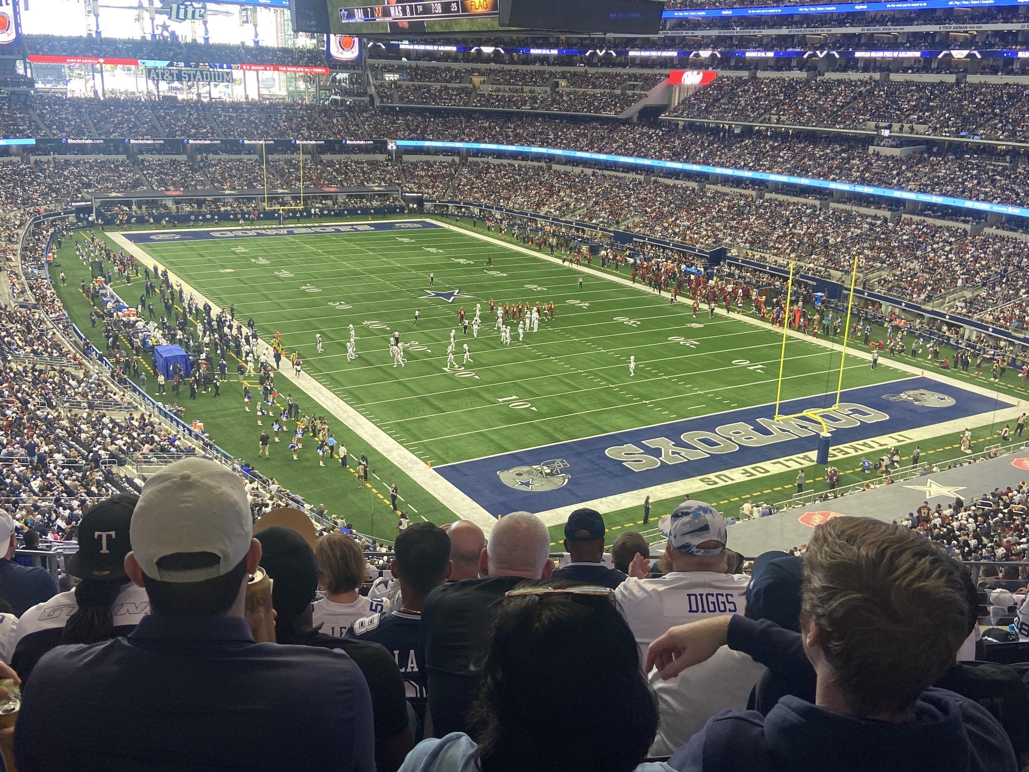 Real Fan View taken from Section 302 at AT&T Stadium by Marion G