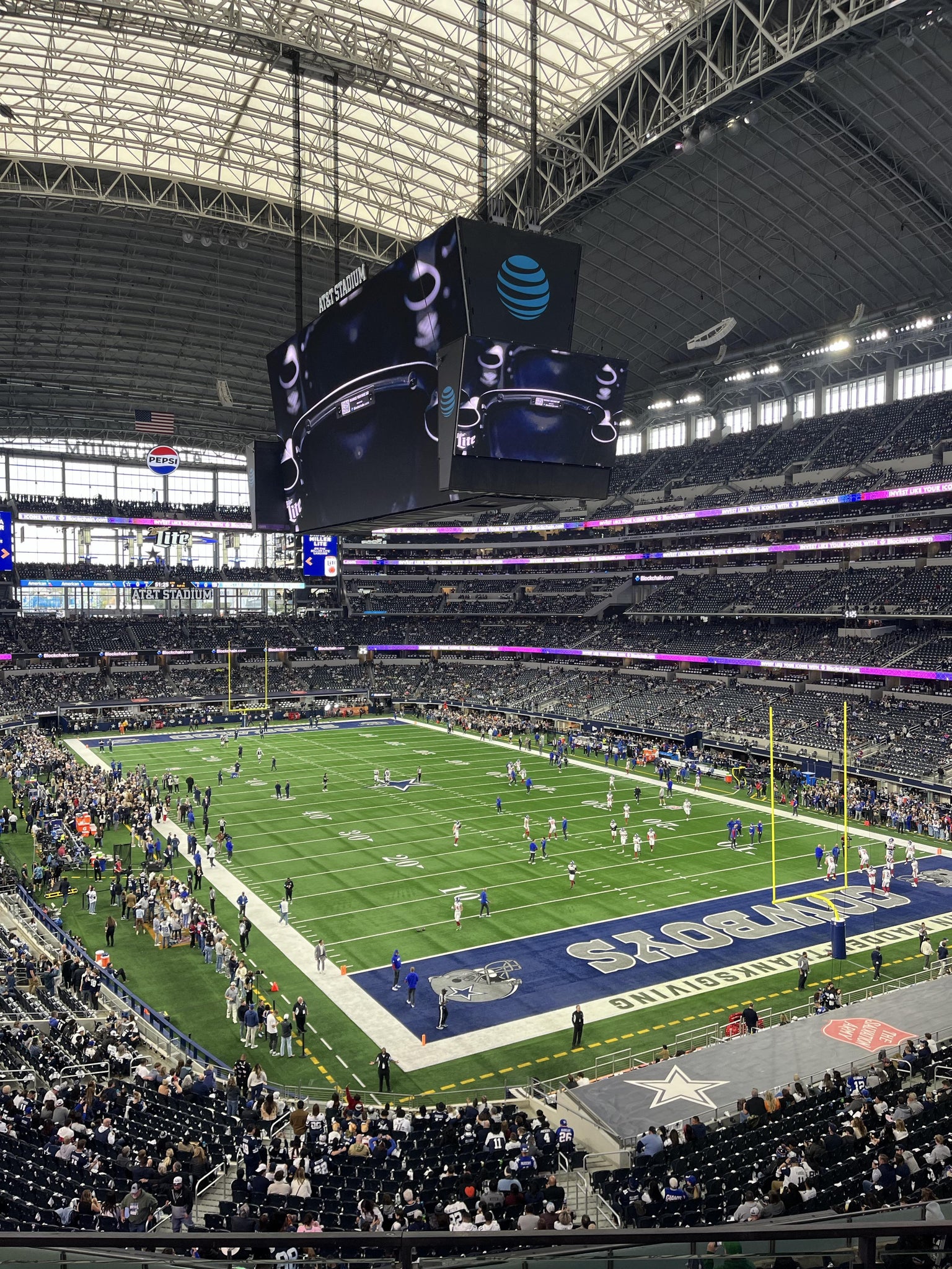 Real Fan View taken from Section 302 at AT&T Stadium by Nikki C