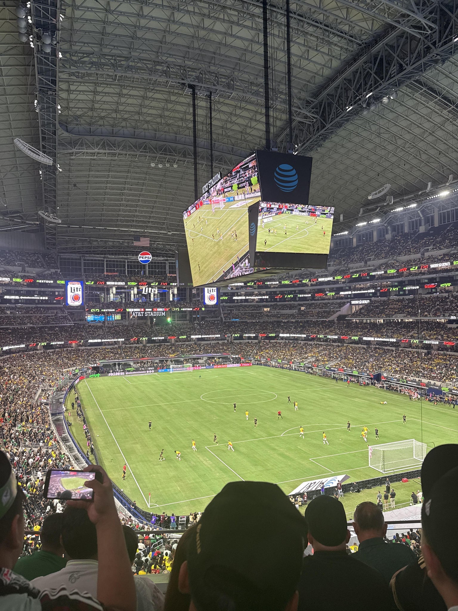 Real Fan View taken from Section 302 at AT&T Stadium by Monica G