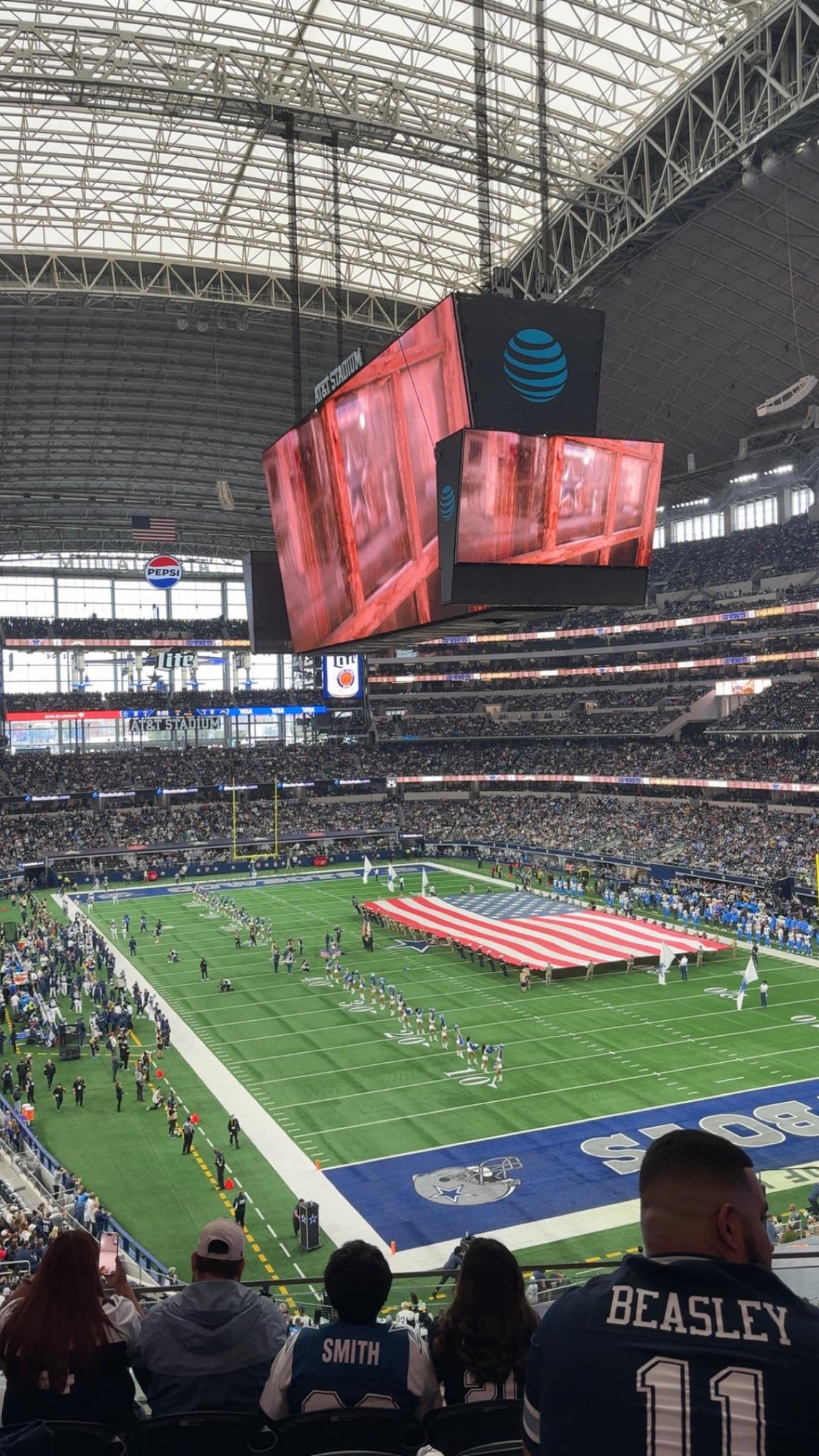 Real Fan View taken from Section 302 at AT&T Stadium by Rachel G