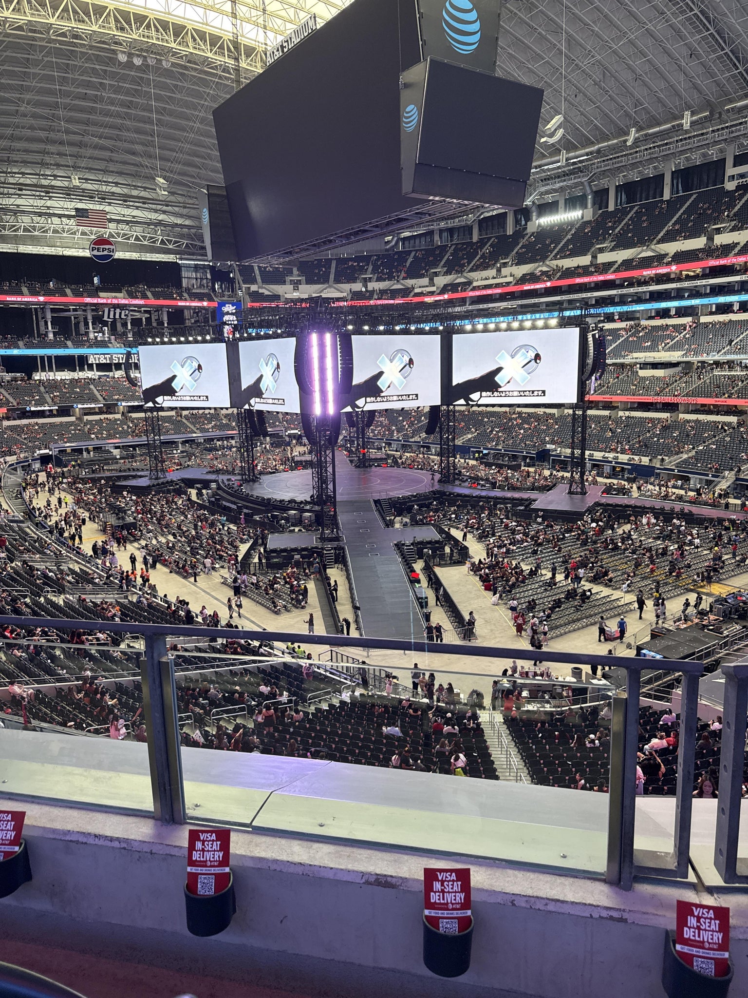 Real Fan View taken from Section 303 at AT&T Stadium by Maribel Y