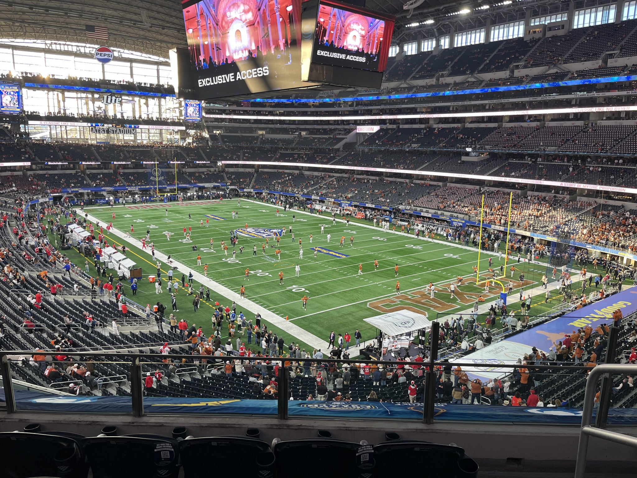 Real Fan View taken from Section 303 at AT&T Stadium by Libby B