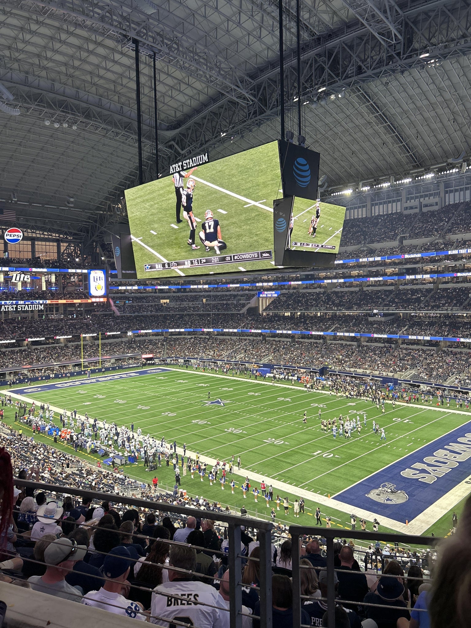 Real Fan View taken from Section 304 at AT&T Stadium by Alfredo V