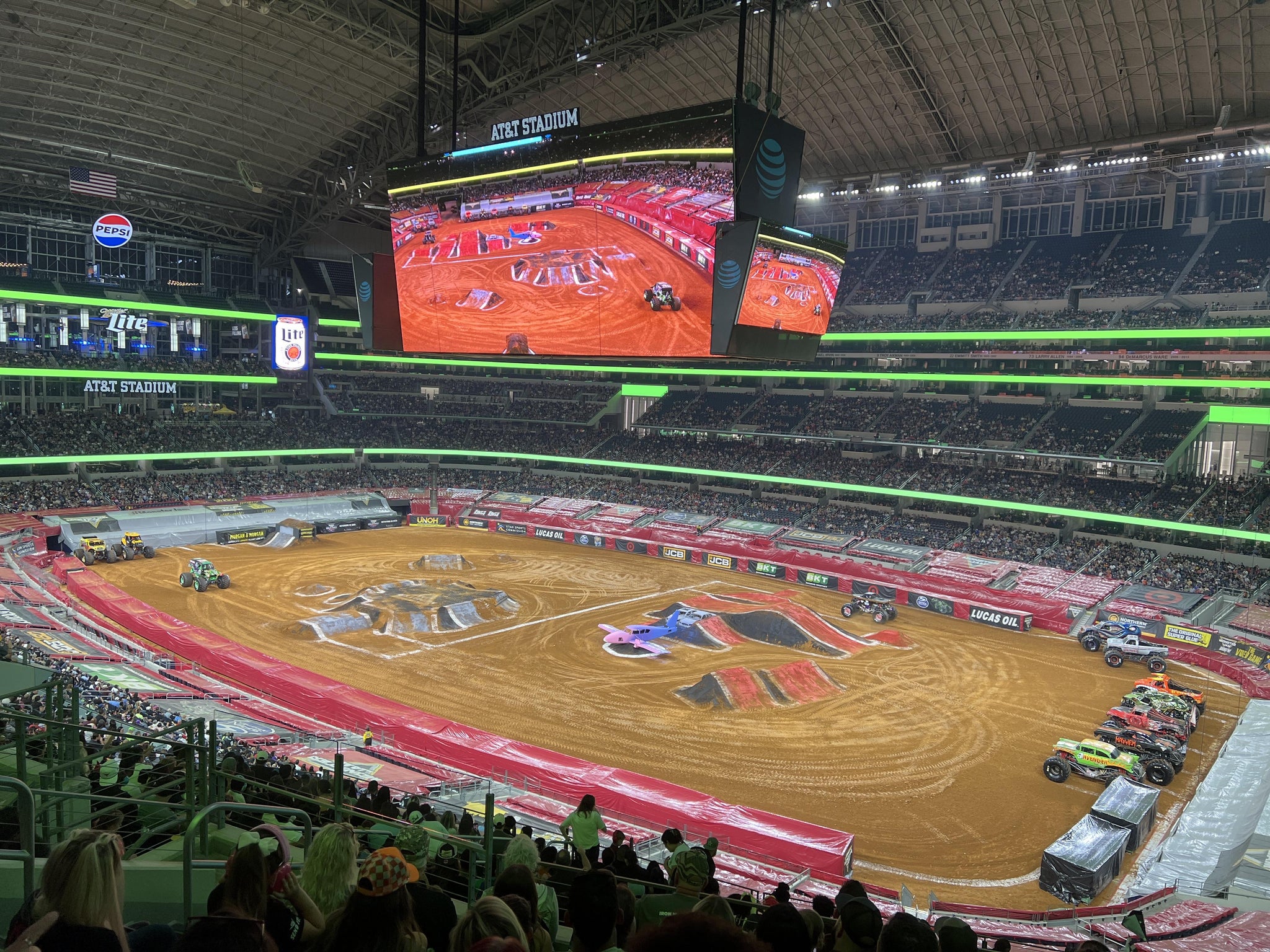 Real Fan View taken from Section 304 at AT&T Stadium by Meghan G