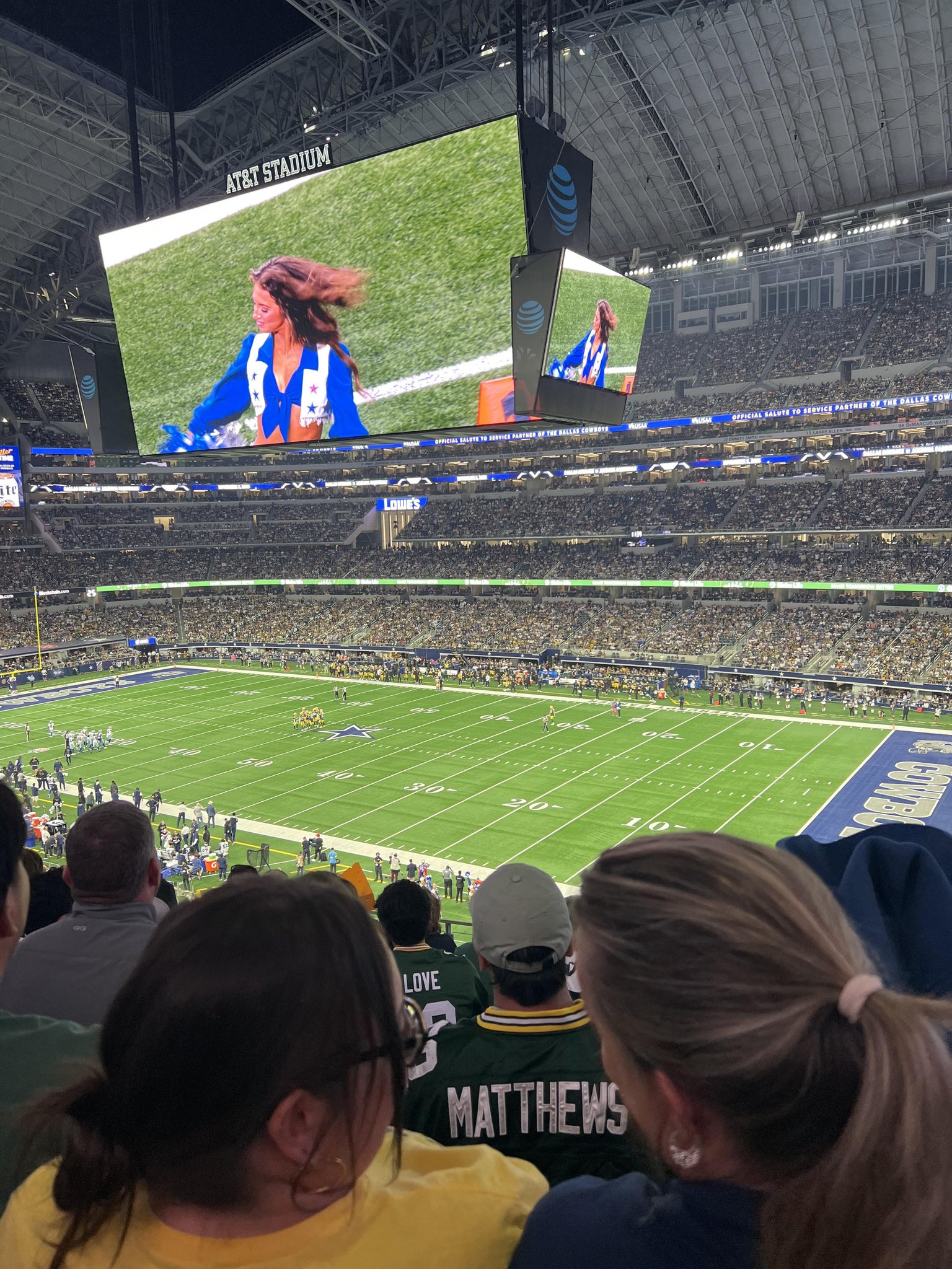 Real Fan View taken from Section 305 at AT&T Stadium by Felisha C