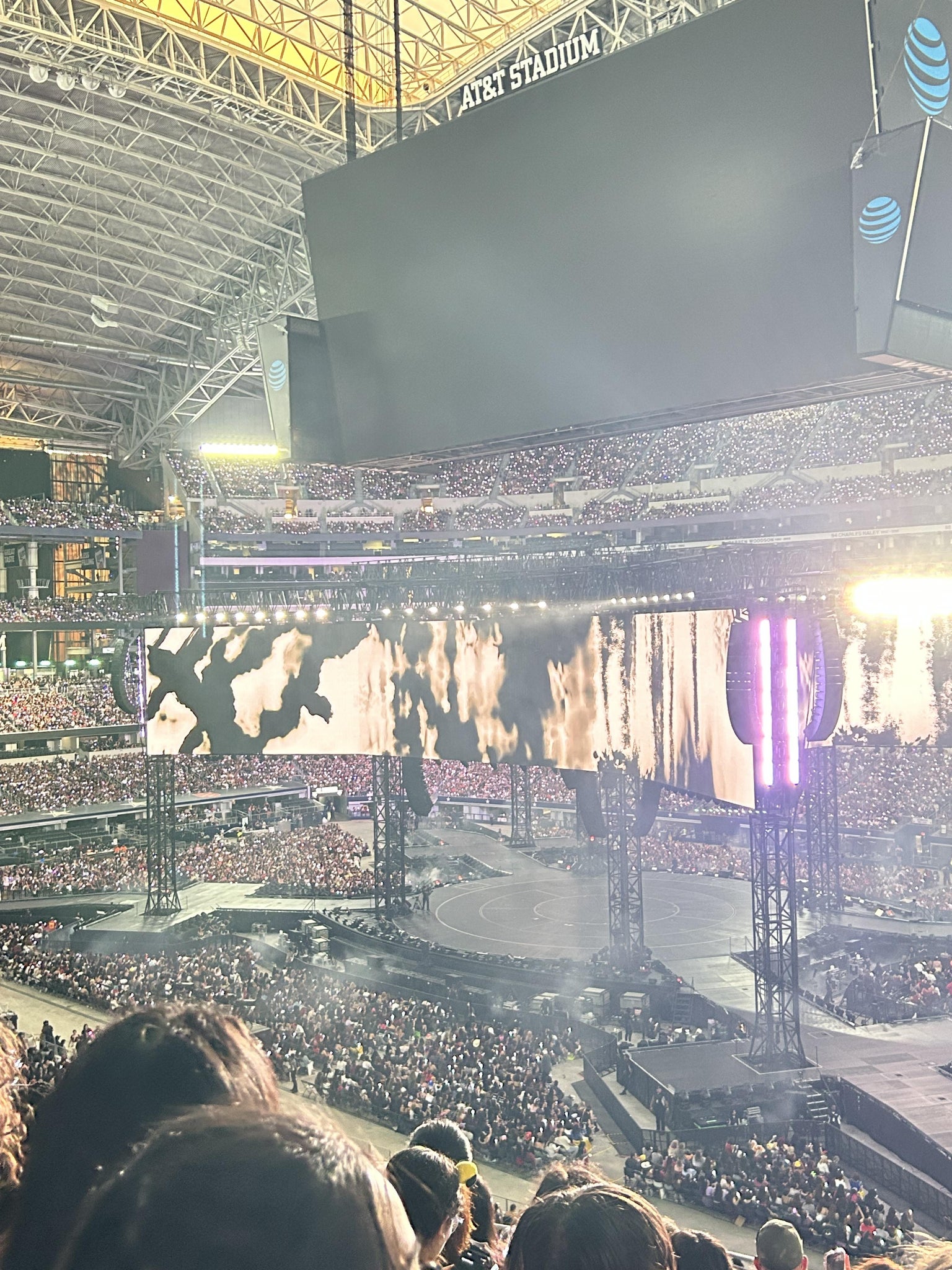 Real Fan View taken from Section 305 at AT&T Stadium by Quiana H