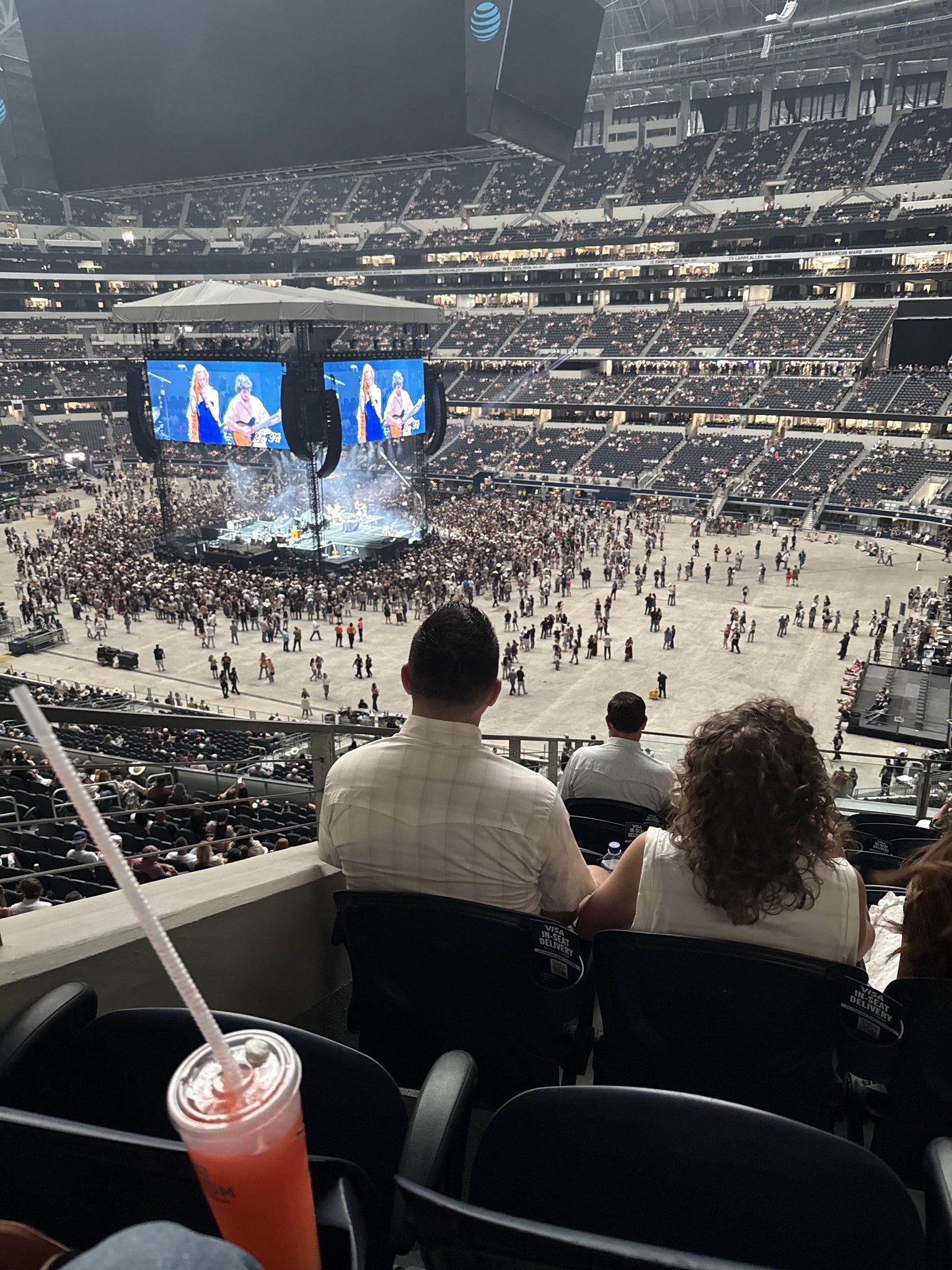 Real Fan View taken from Section 305 at AT&T Stadium by Fernando R