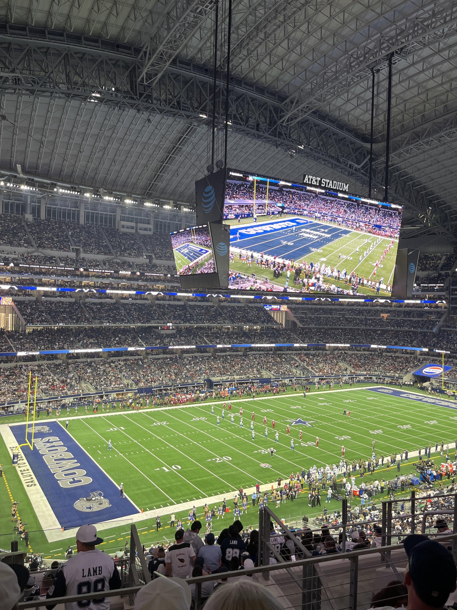Real Fan View taken from Section 316 at AT&T Stadium by Angelica S