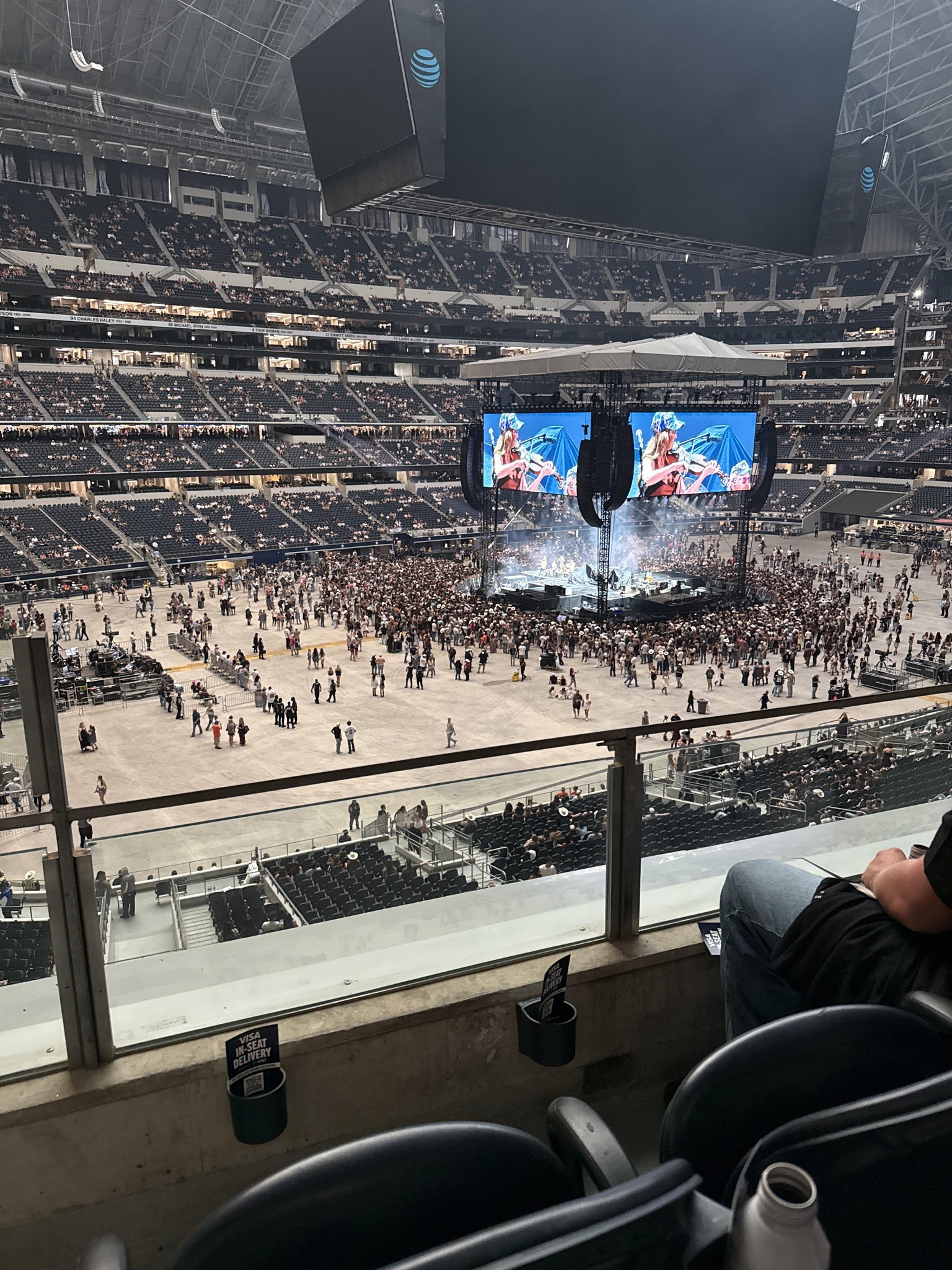Real Fan View taken from Section 316 at AT&T Stadium by Kaytlin G