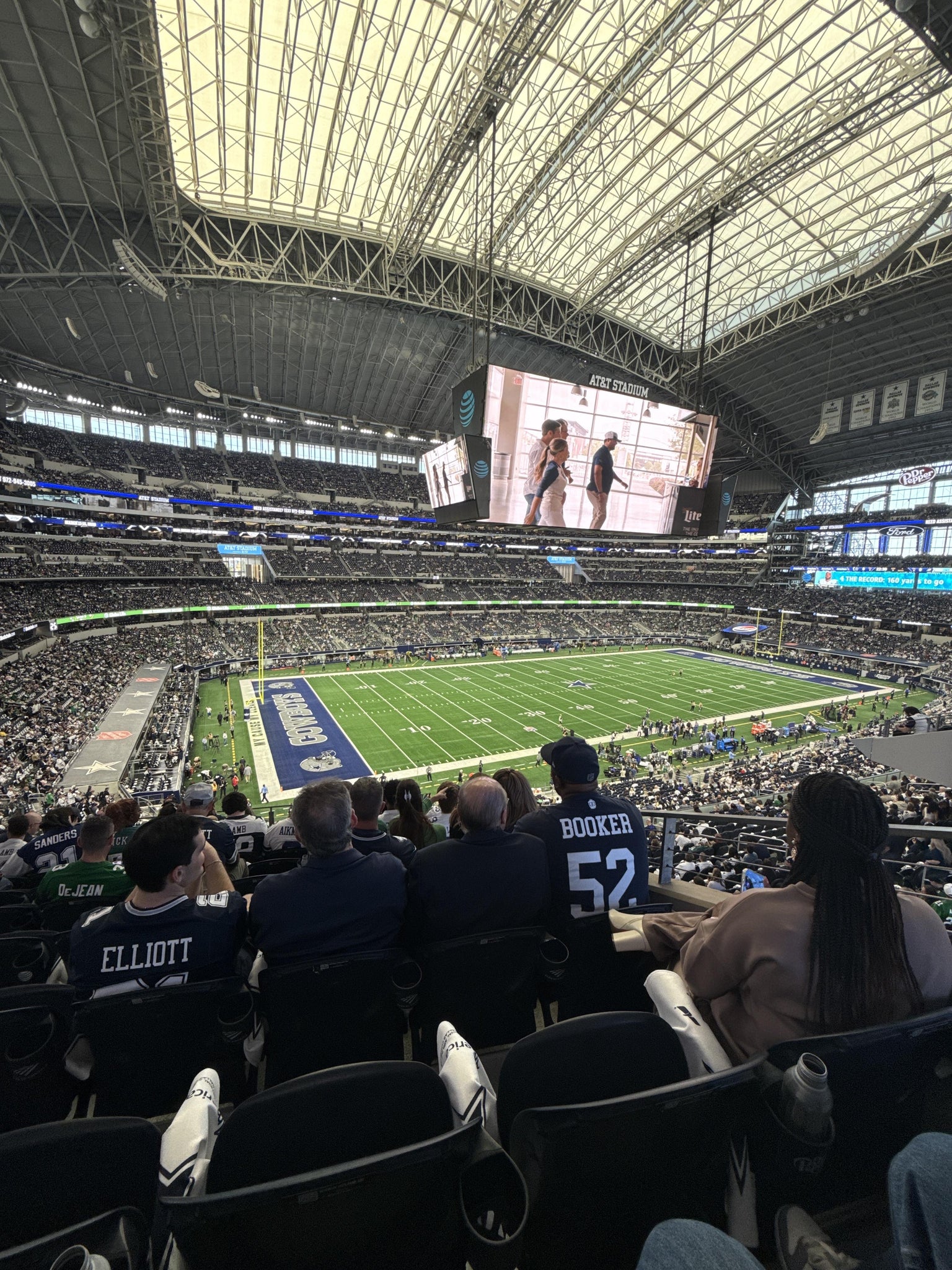 Real Fan View taken from Section 316 at AT&T Stadium by James R
