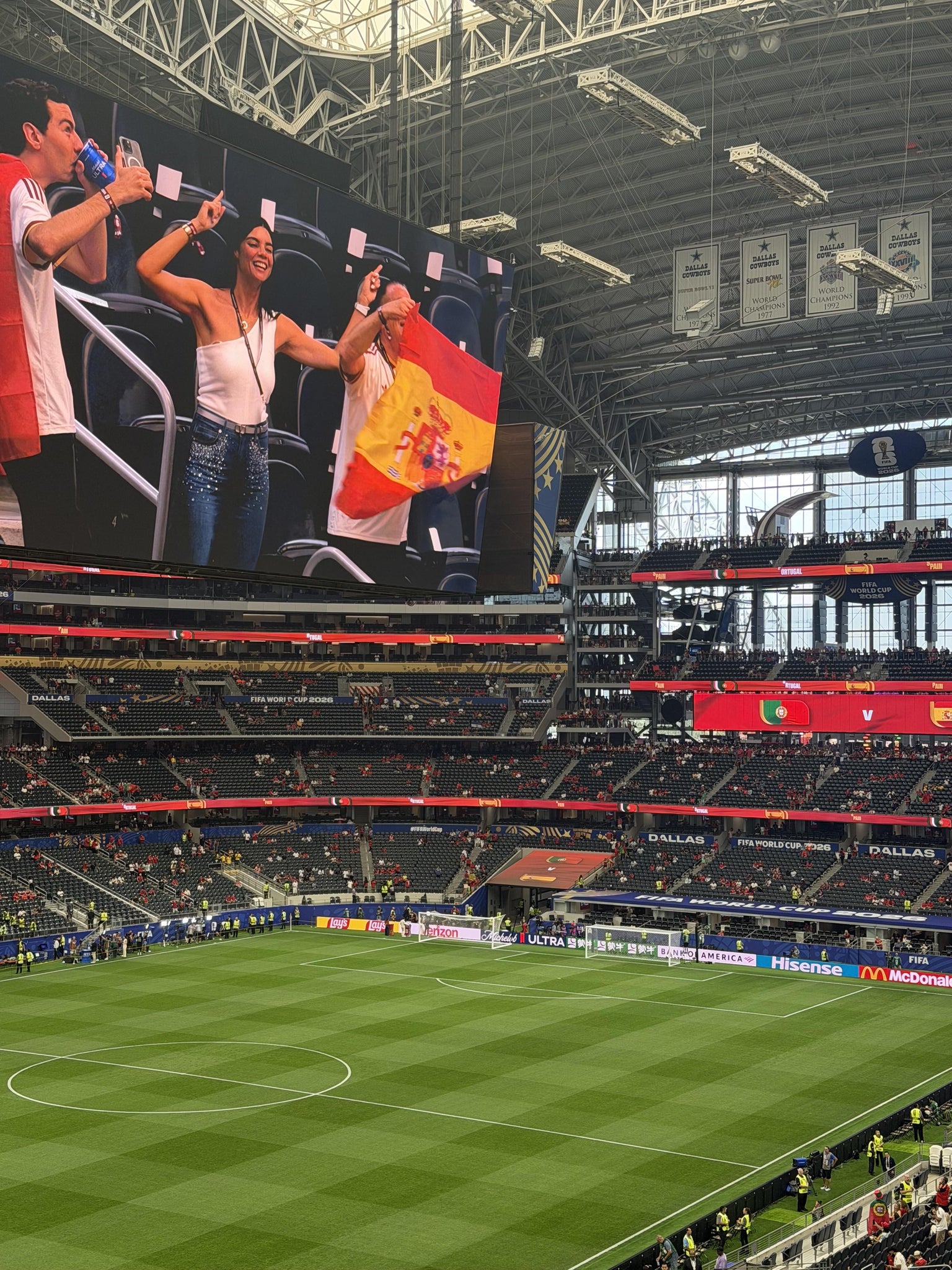 Real Fan View taken from Section 317 at AT&T Stadium by Guzman S