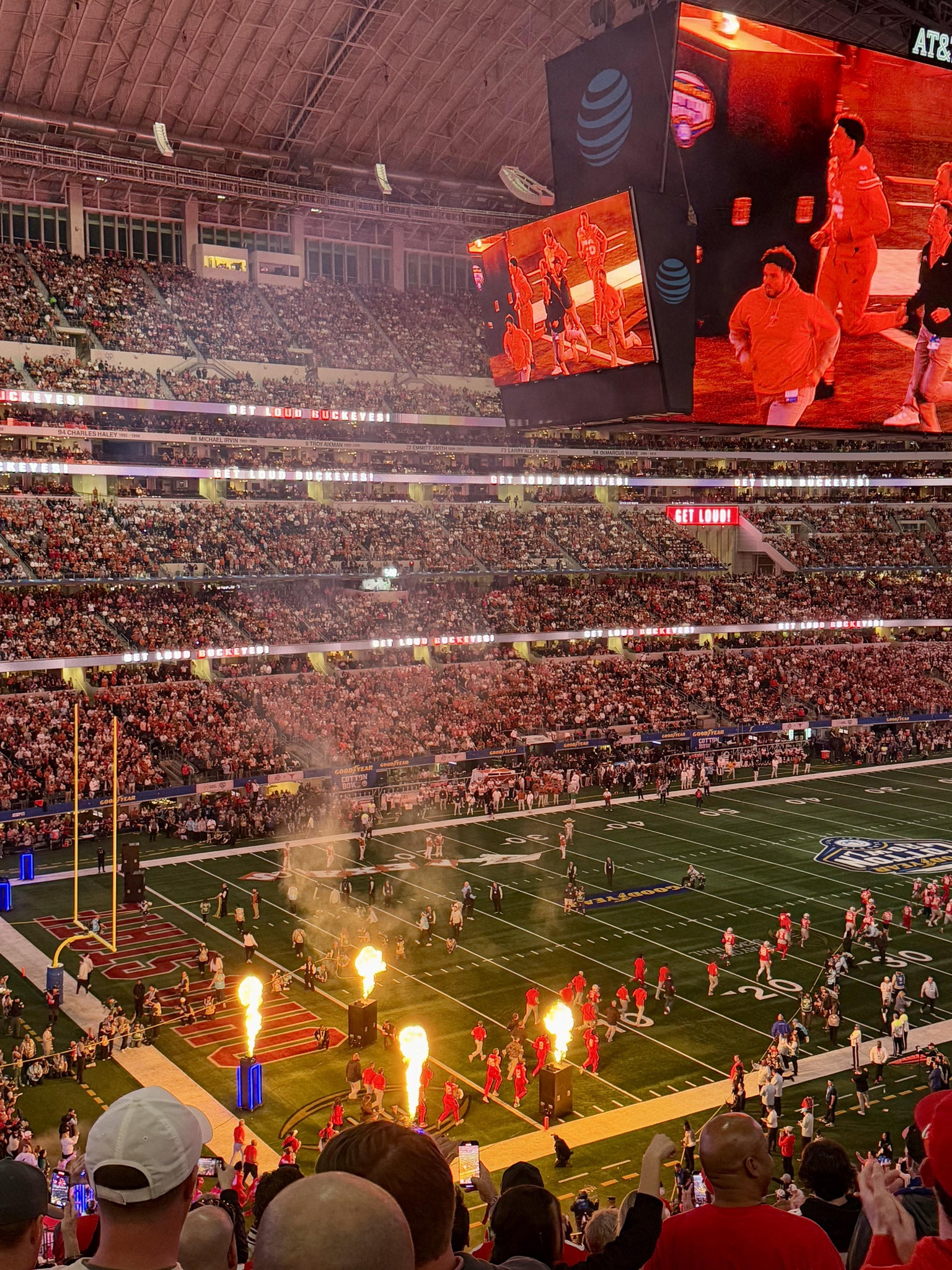 Real Fan View taken from Section 317 at AT&T Stadium by Anastasia G