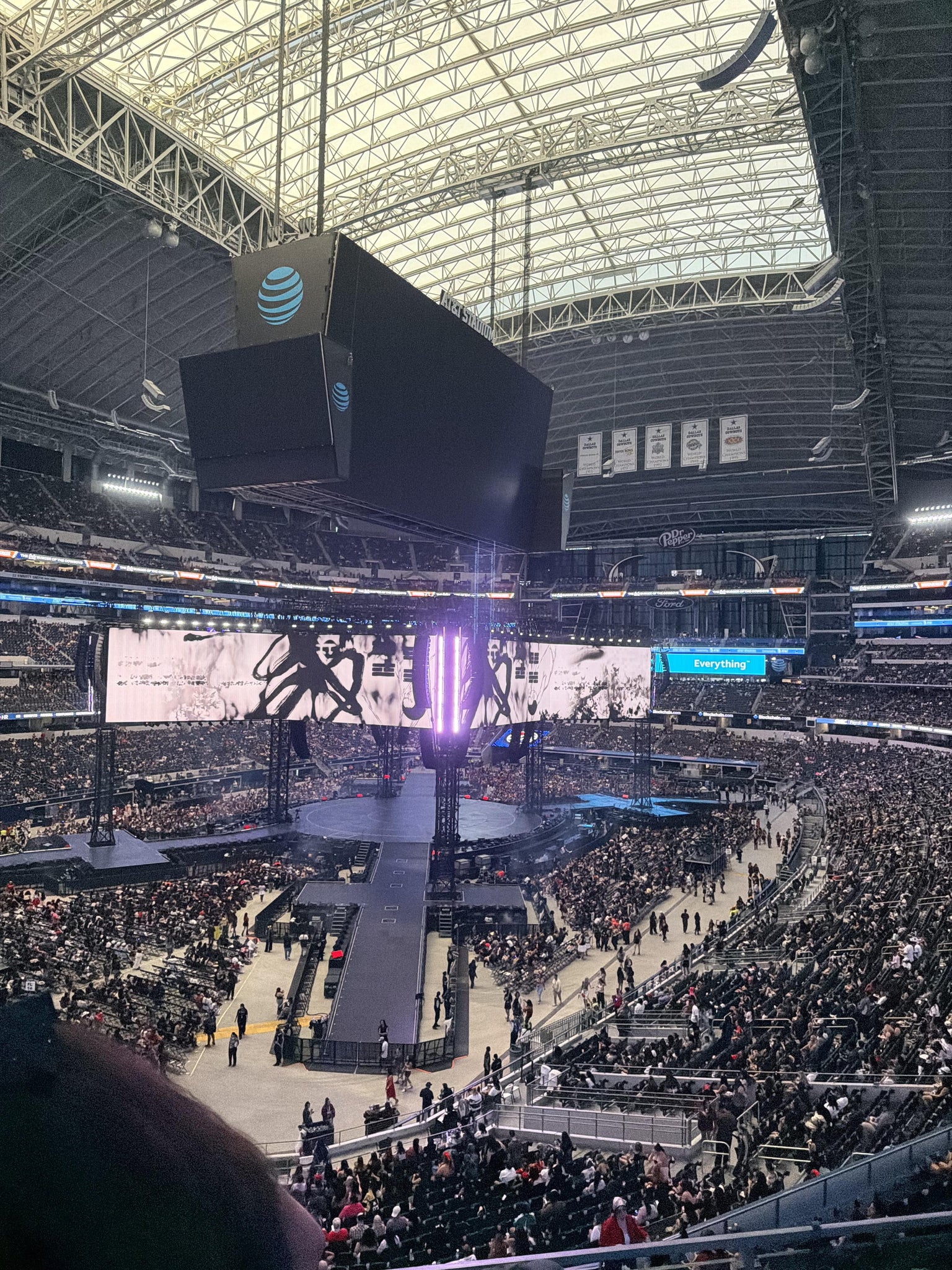 Real Fan View taken from Section 318 at AT&T Stadium by Mara T