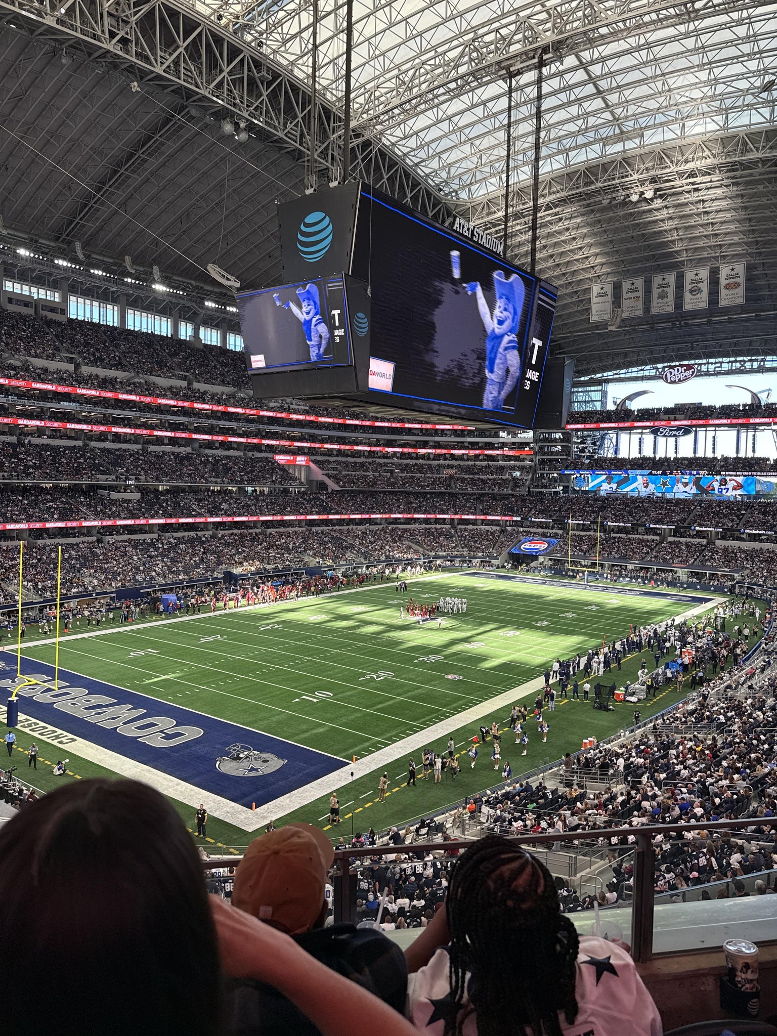 Real Fan View taken from Section 318 at AT&T Stadium by Isabella H