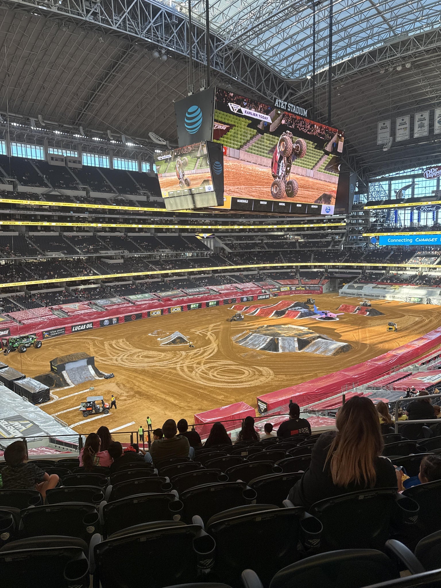 Real Fan View taken from Section 318 at AT&T Stadium by Brittany H
