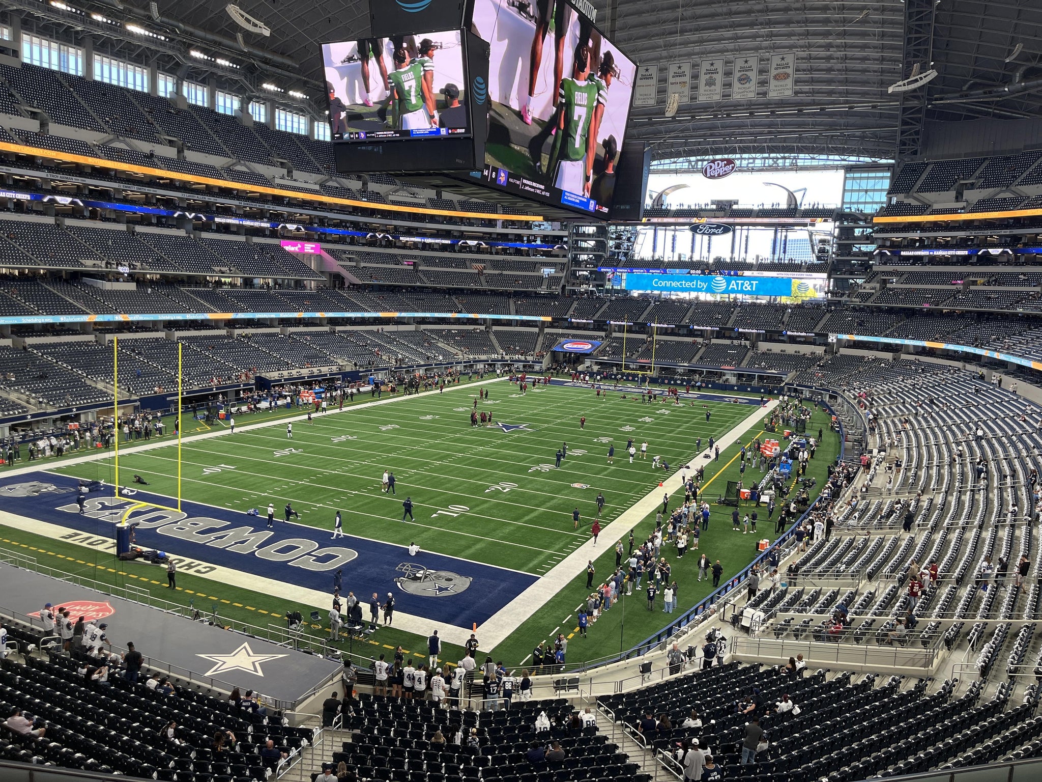 Real Fan View taken from Section 319 at AT&T Stadium by Anonymous User