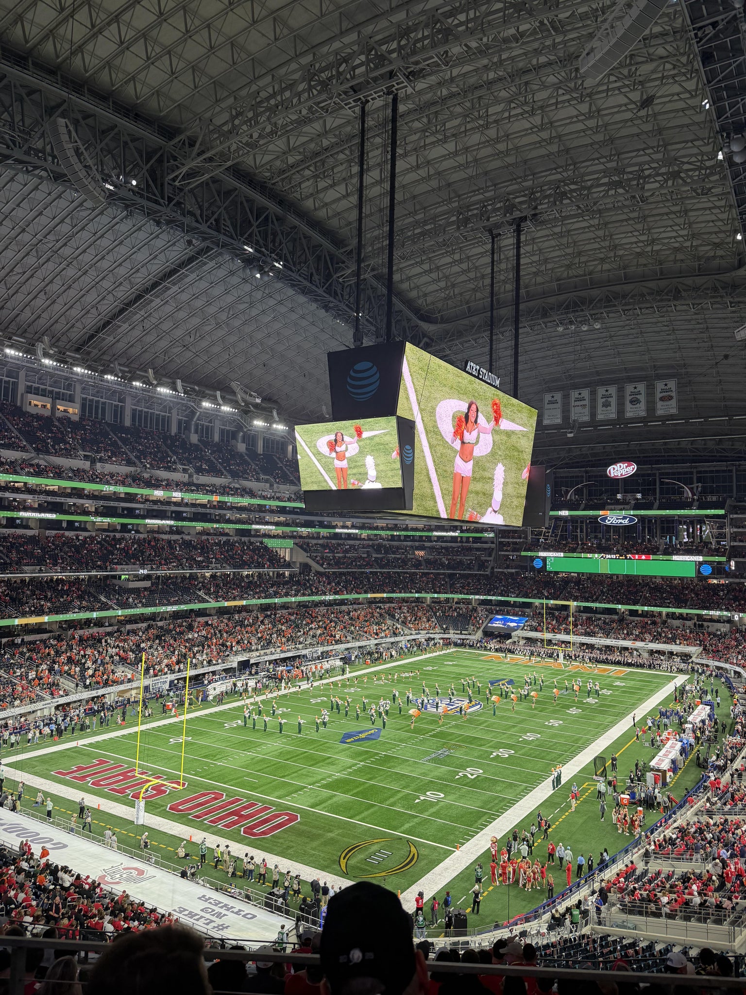 Real Fan View taken from Section 319 at AT&T Stadium by James T