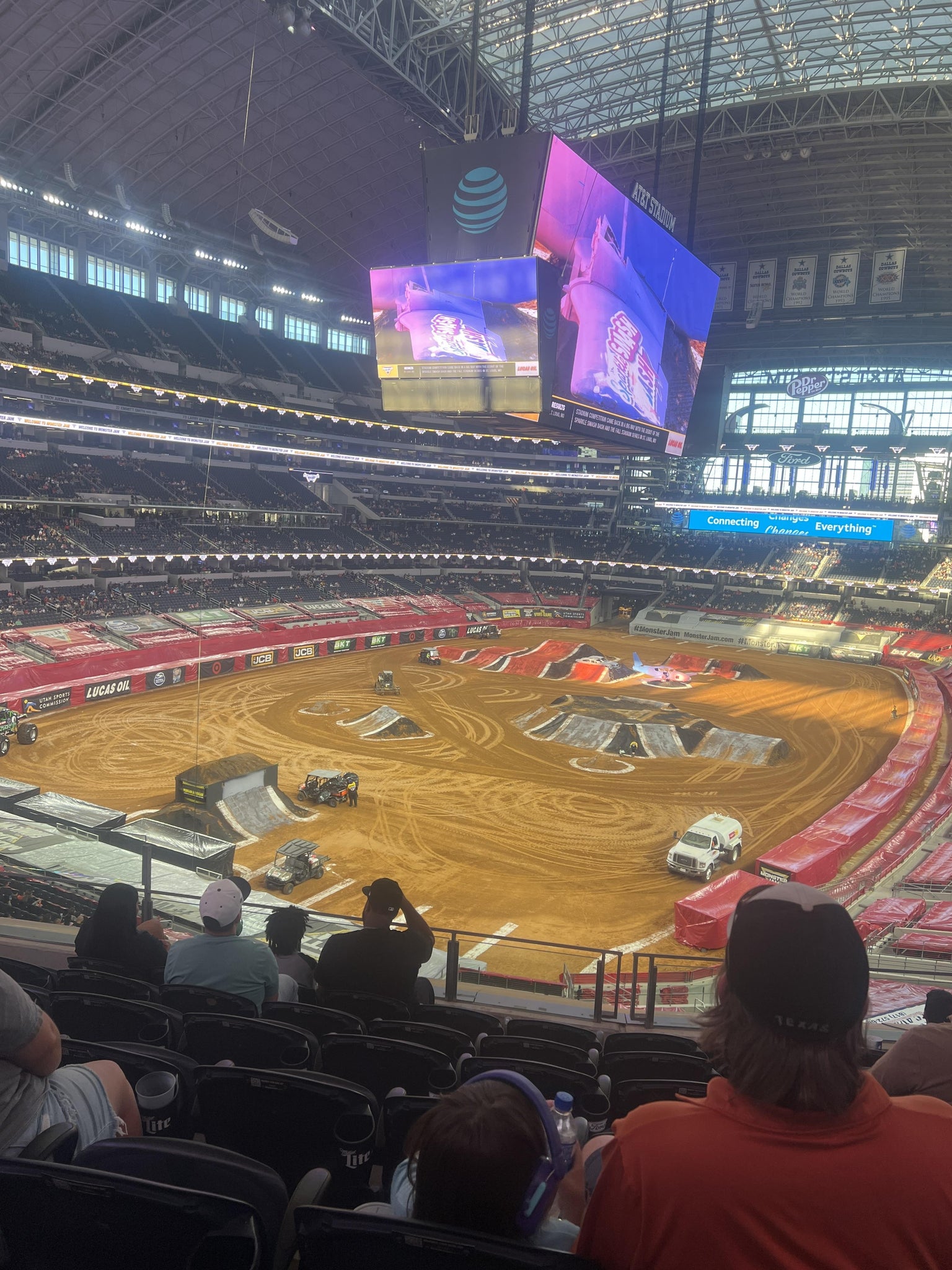 Real Fan View taken from Section 319 at AT&T Stadium by Dereka L