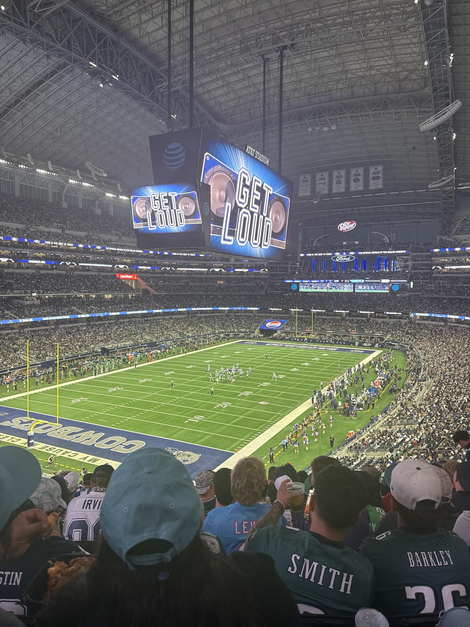 Real Fan View taken from Section 319 at AT&T Stadium by Dj S