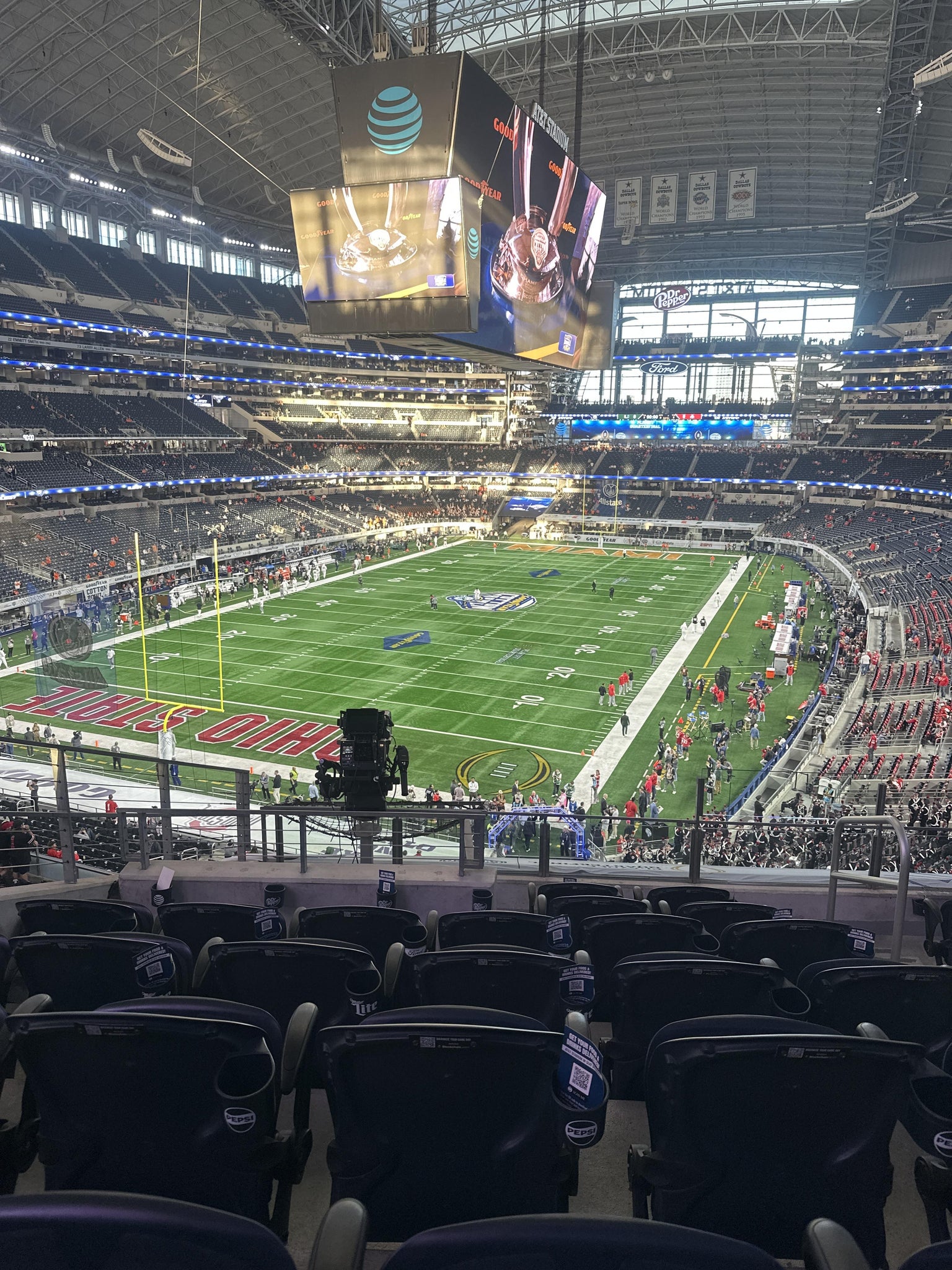 Real Fan View taken from Section 320 at AT&T Stadium by Lexi E