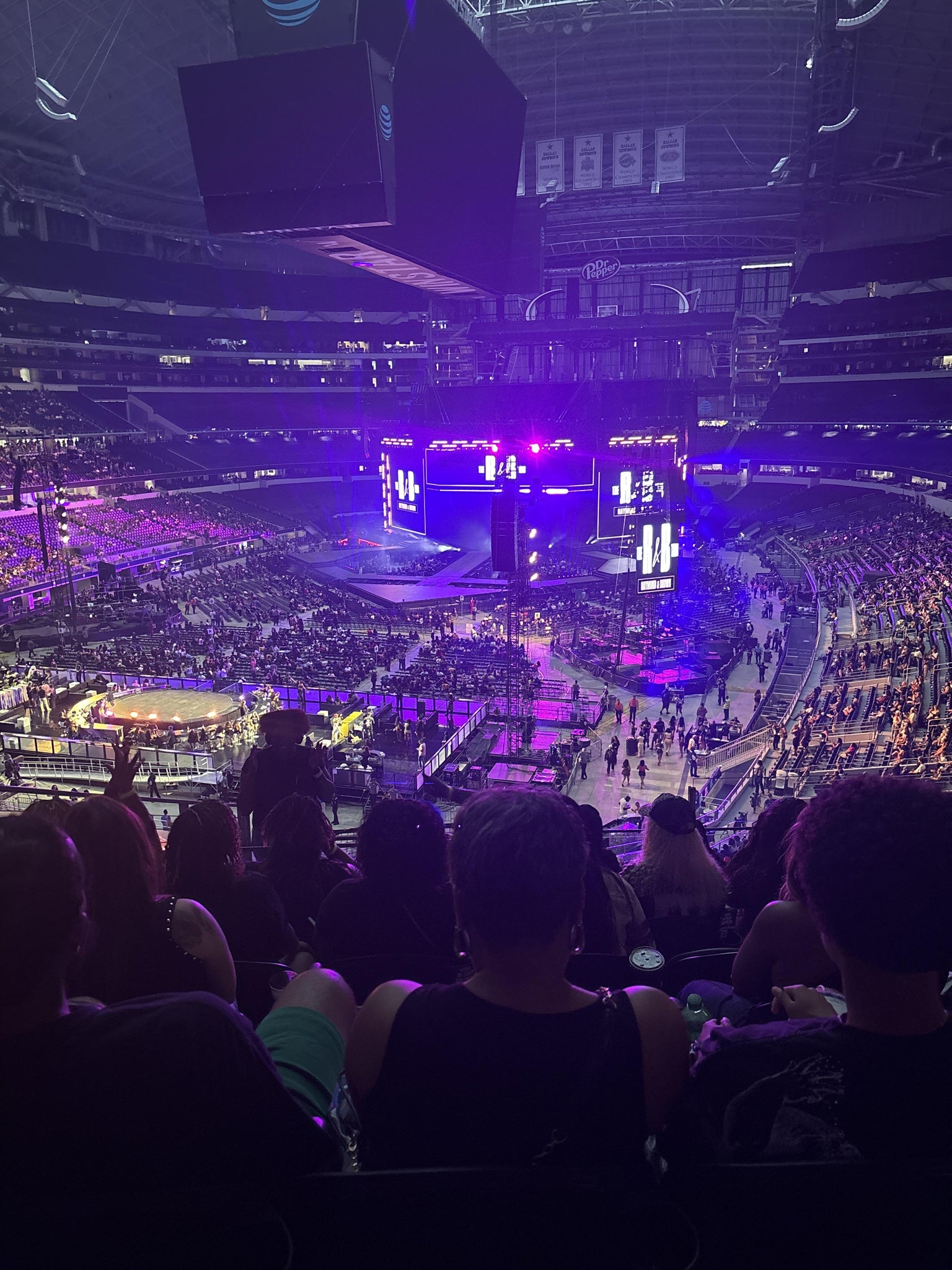 Real Fan View taken from Section 320 at AT&T Stadium by Destiny C